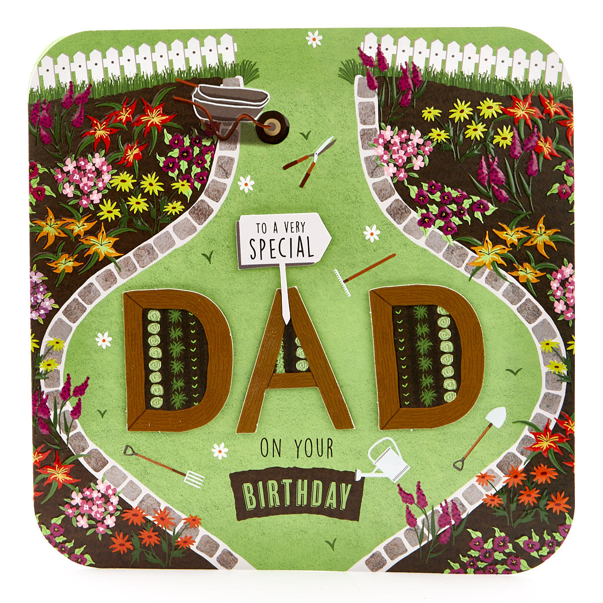 Exquisite Collection Birthday Card - Dad, Gardening