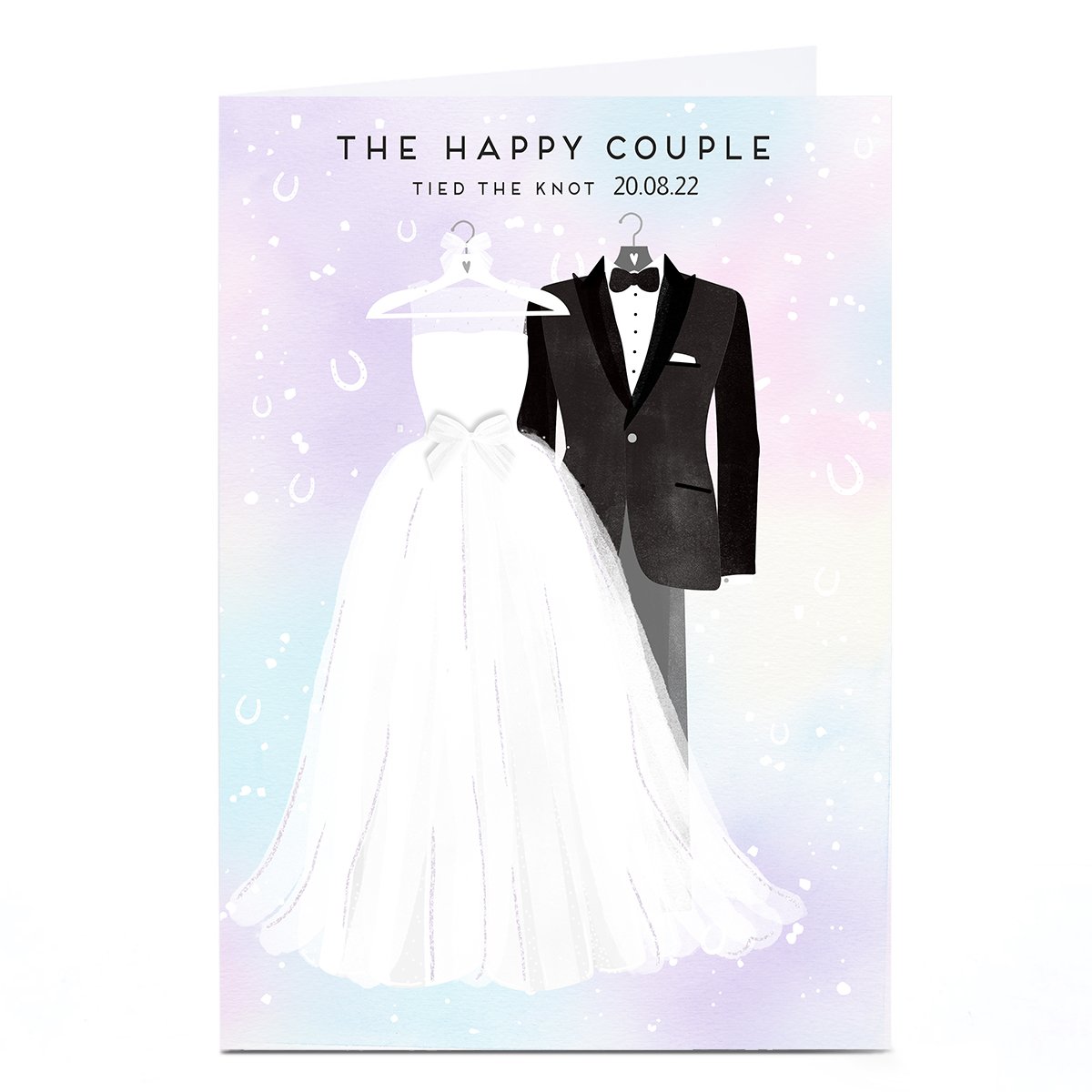 Personalised Wedding Card - The Happy Couple