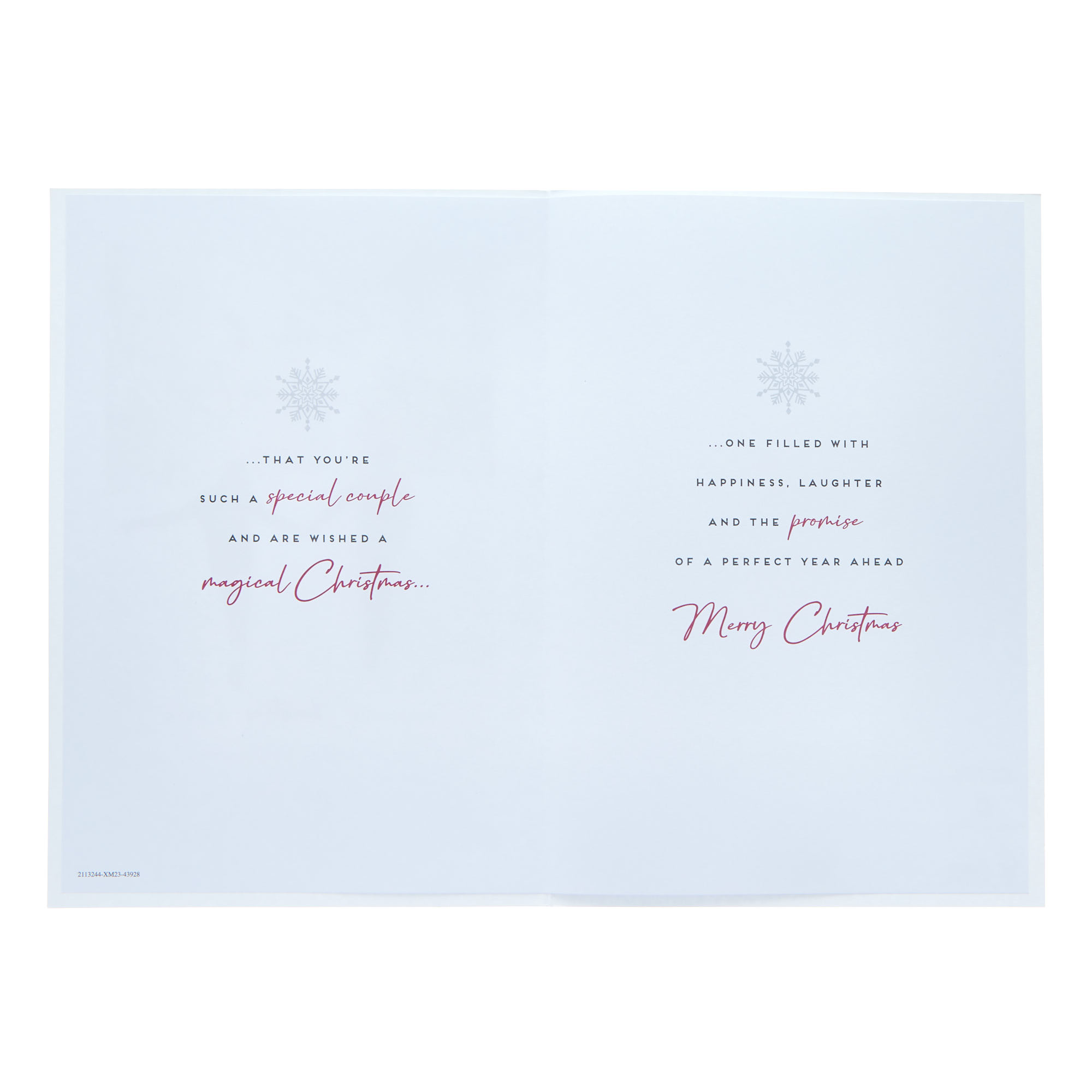 Sister & Brother In Law Black & White Christmas Card