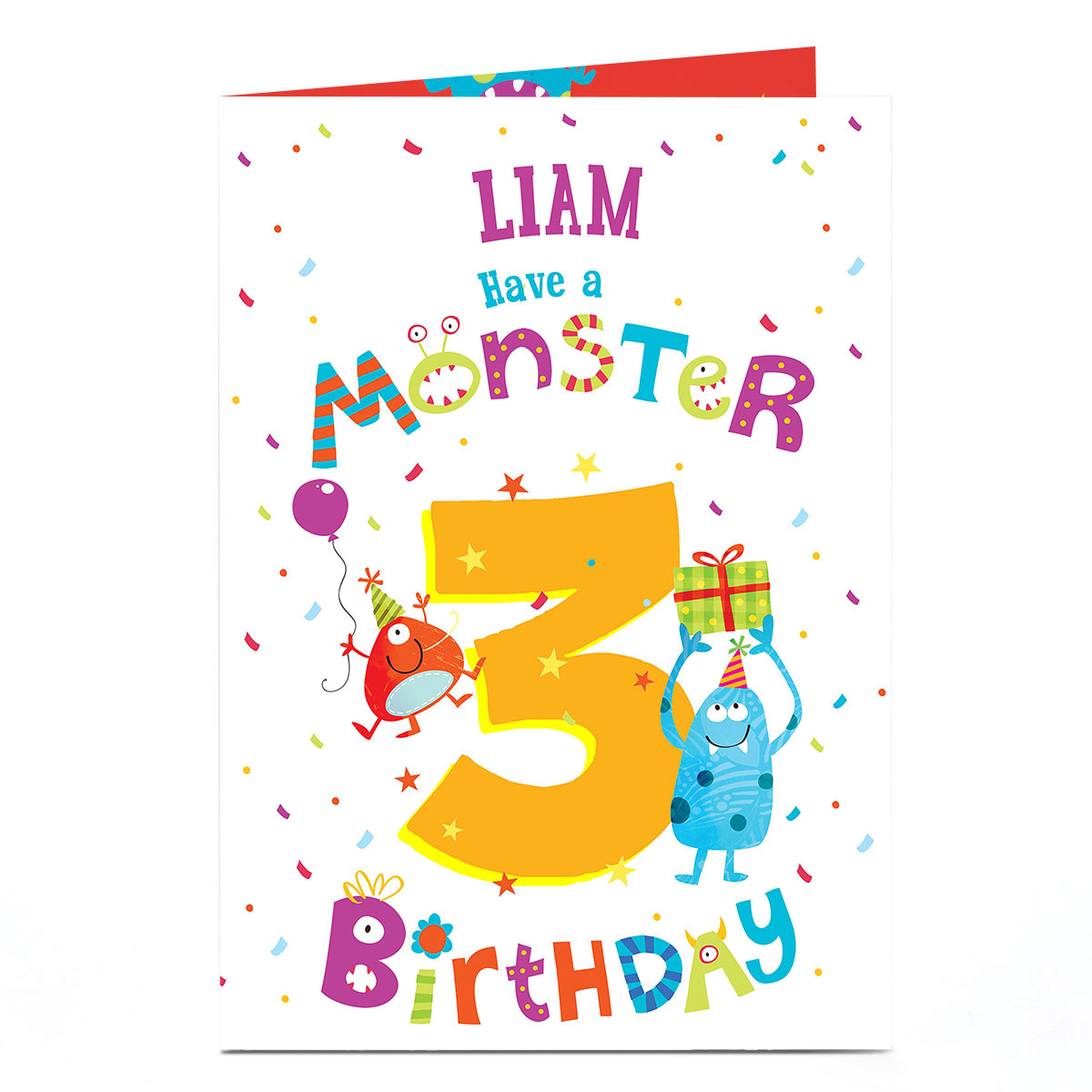 Personalised Any Age Birthday Card - Have A Monster Birthday