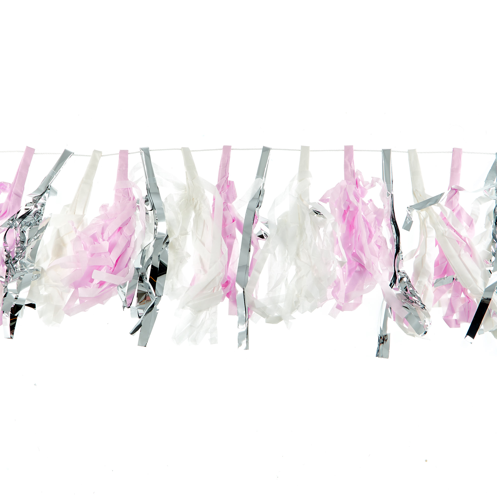 Pink Baby Shower Tassel Banner 