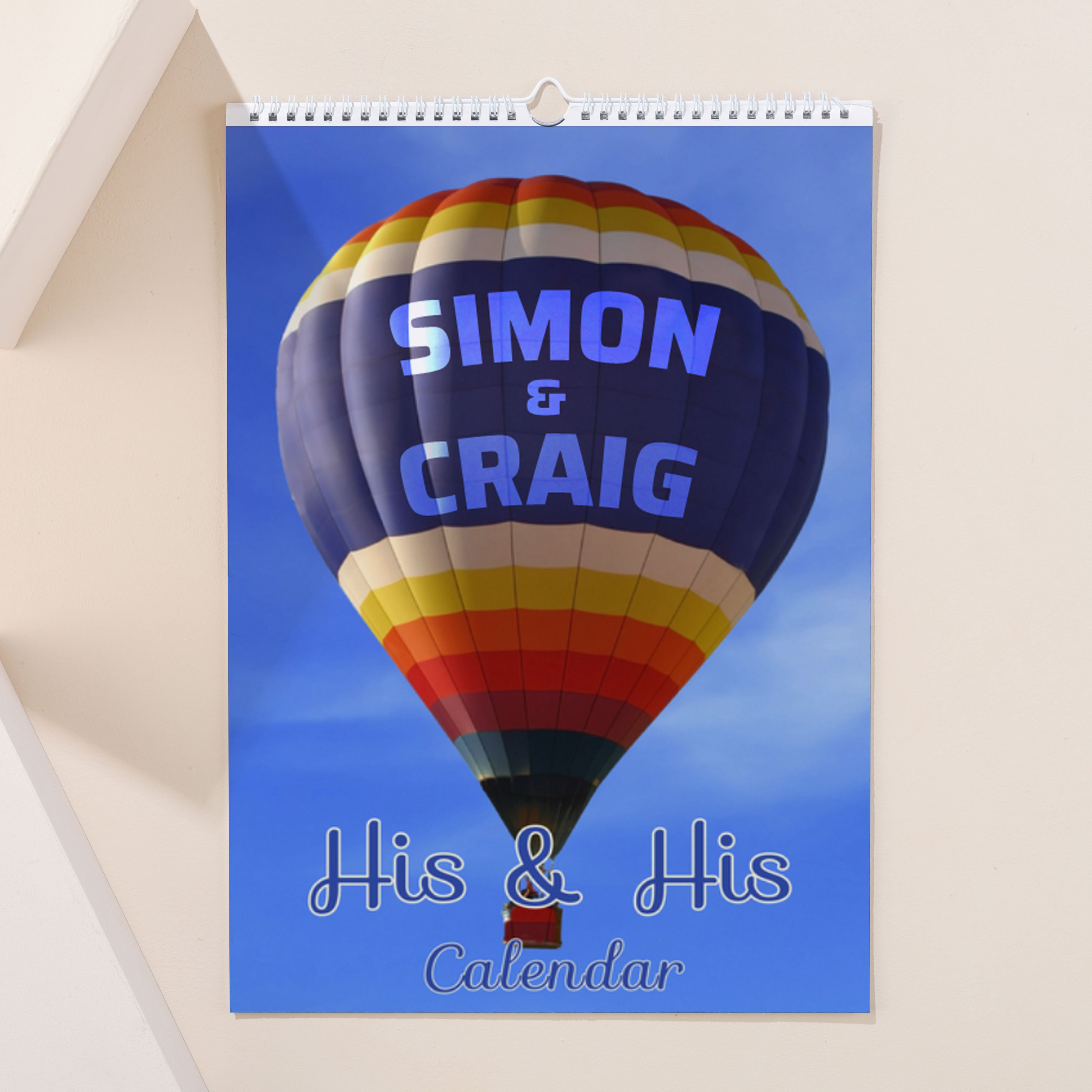 Personalised His and His Calendar (Any Year),  Personalised His and His Calendar (Any Year)