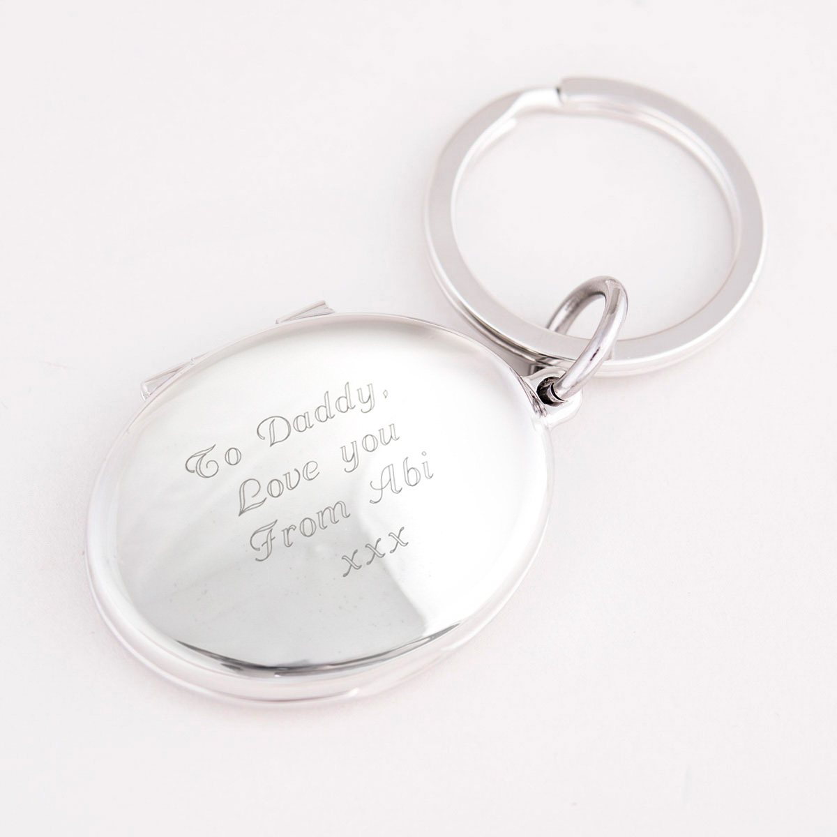Personalised Engraved Photo Key Ring