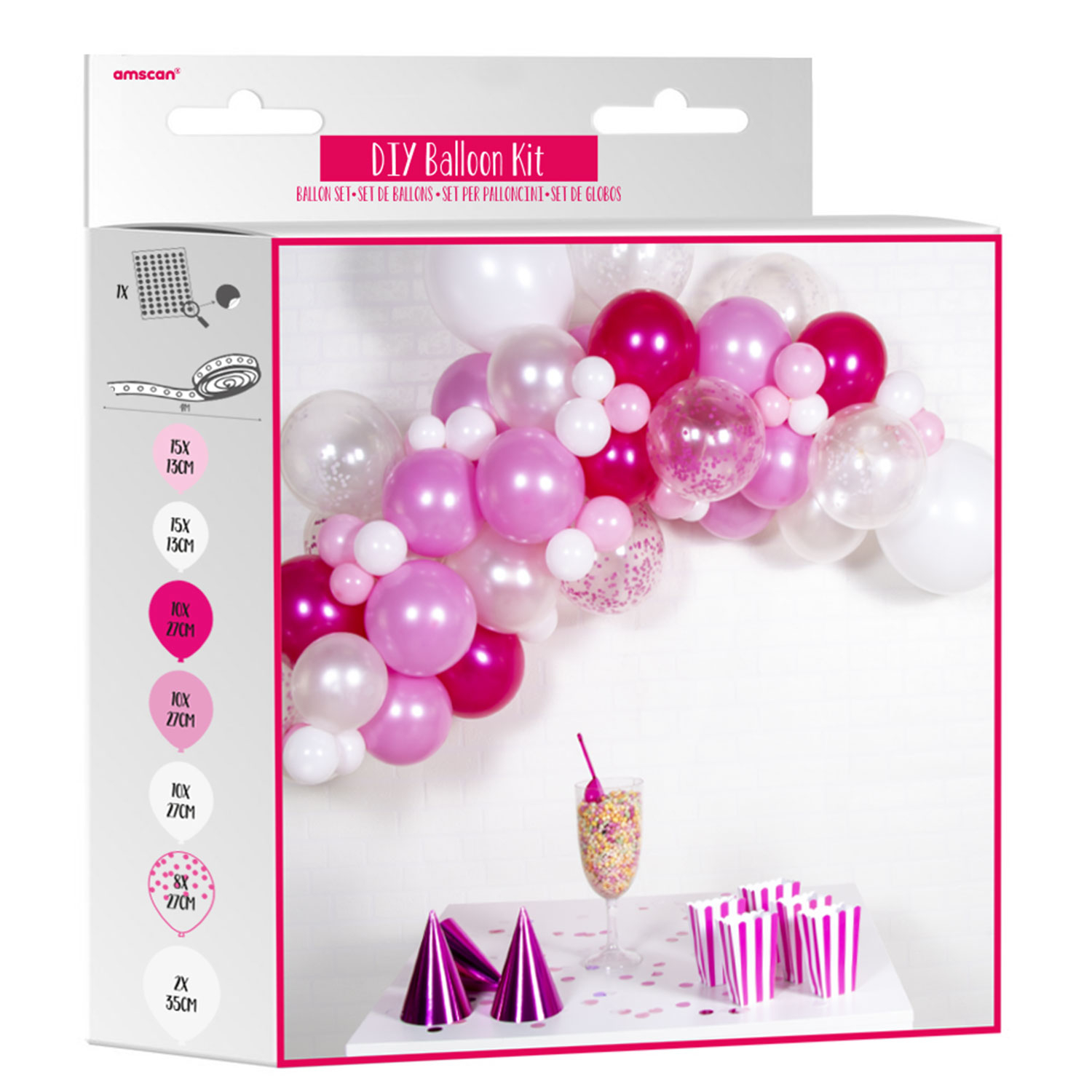 DIY Balloon Garland Kit - Pink
