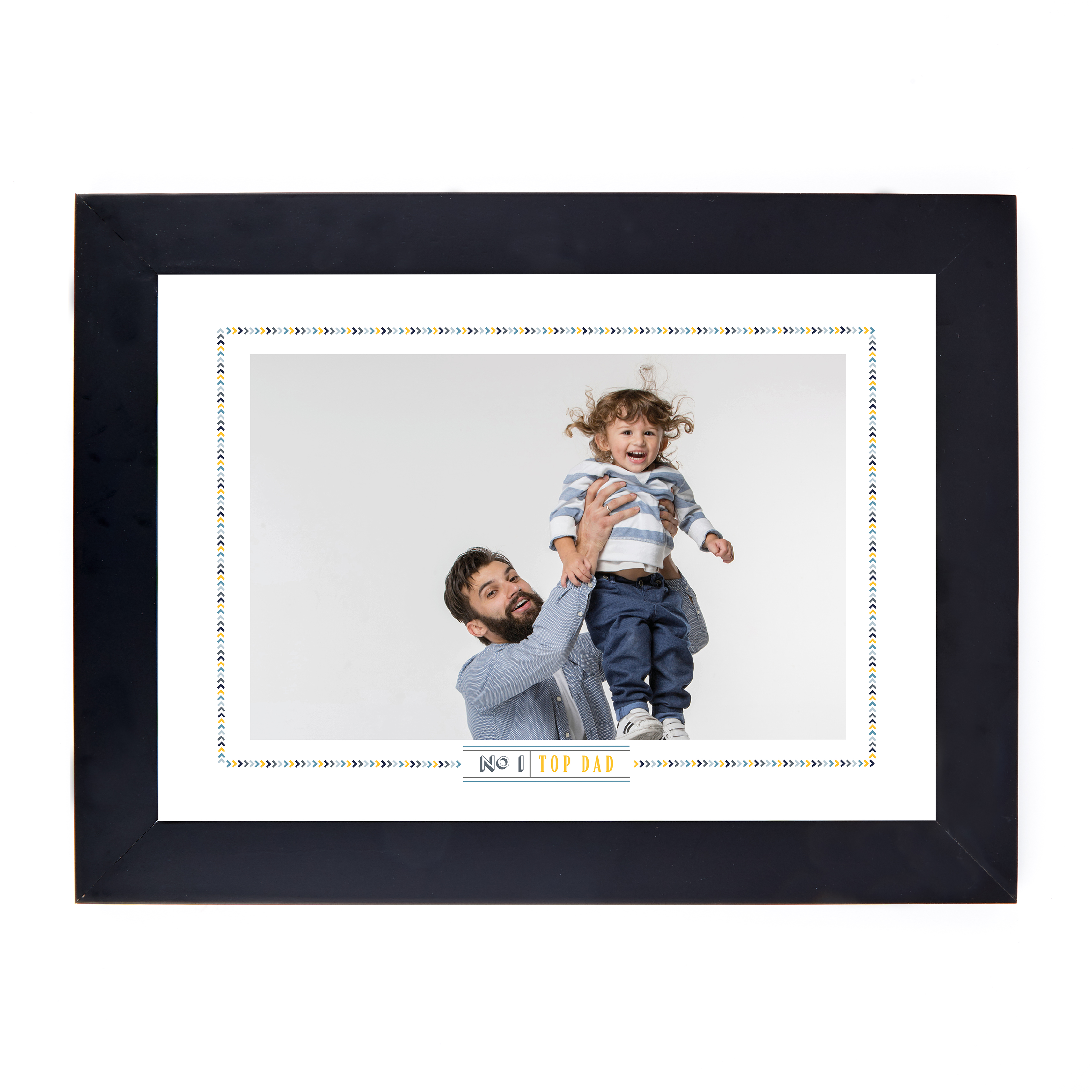 Personalised Father's Day Photo Print - No 1, Top Dad