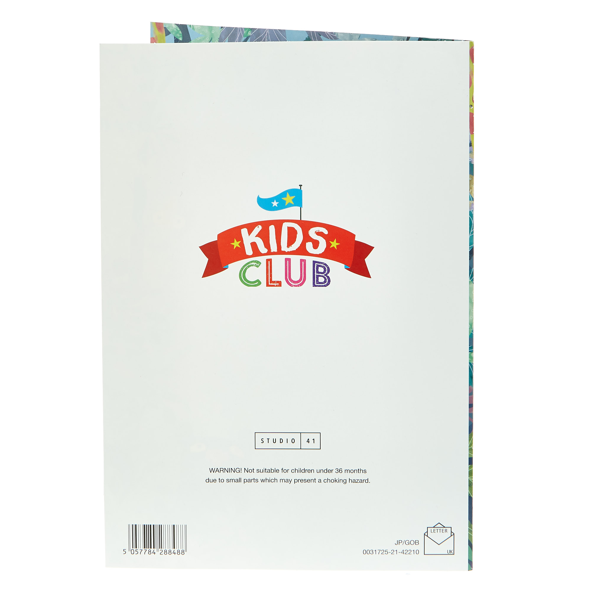 6th Birthday Card - Party Animals (With Badge)