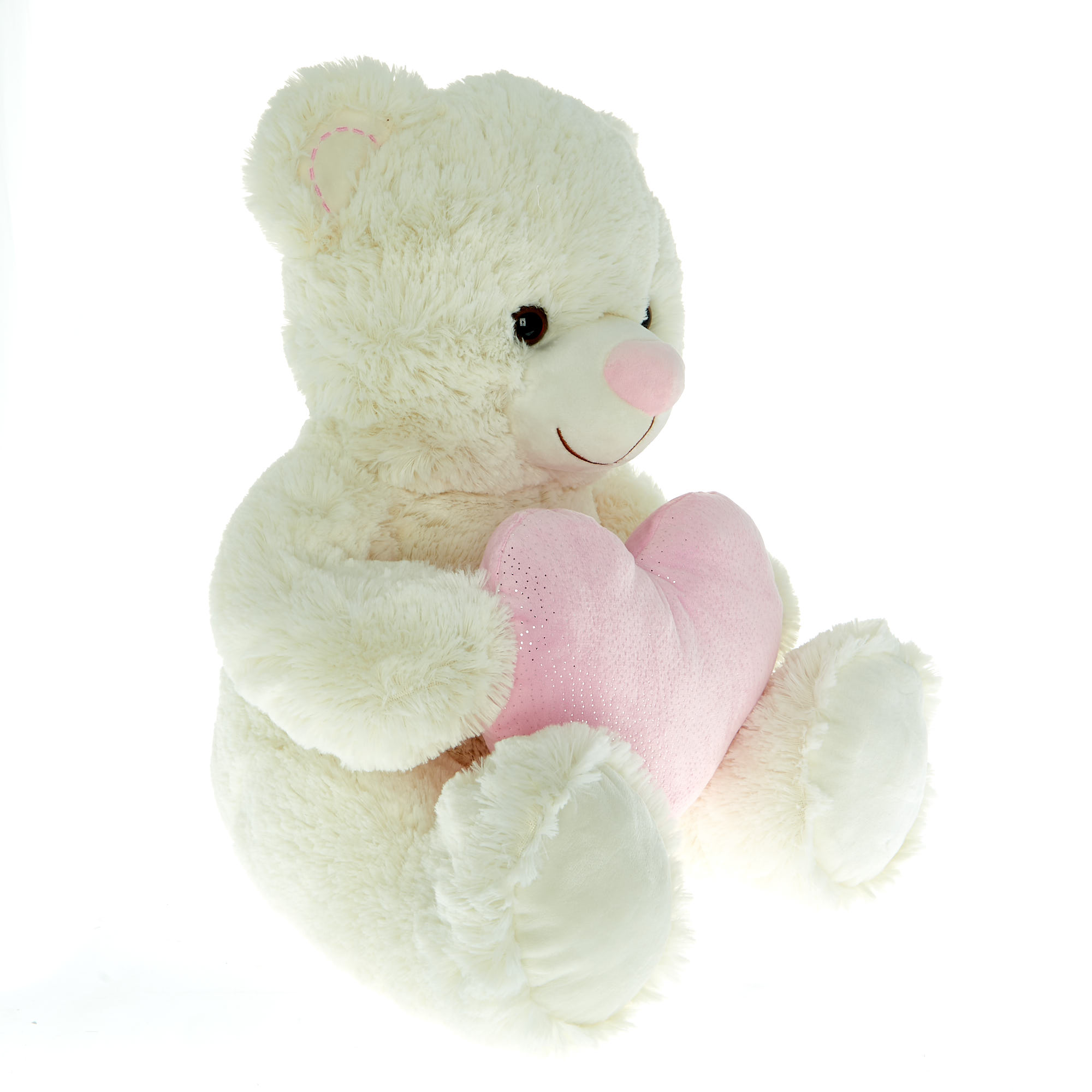 Large Bear With Heart Soft Toy