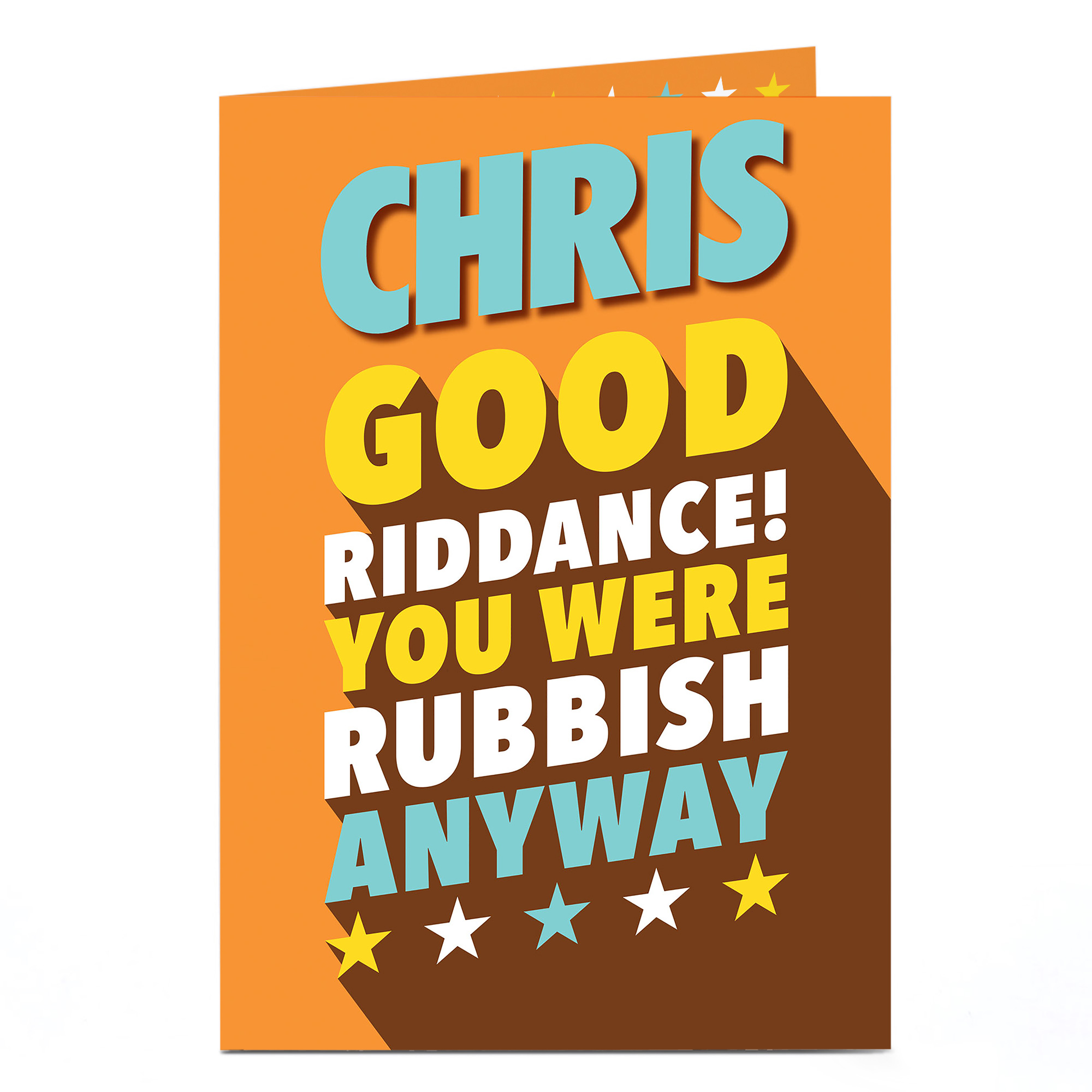 Personalised New Job Card - Good Riddance