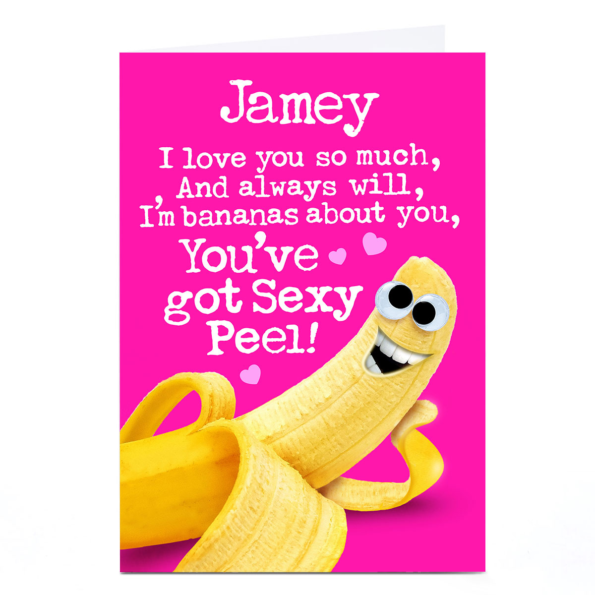 Personalised PG Quips Valentine's Day Card - You've Got Sexy Peel