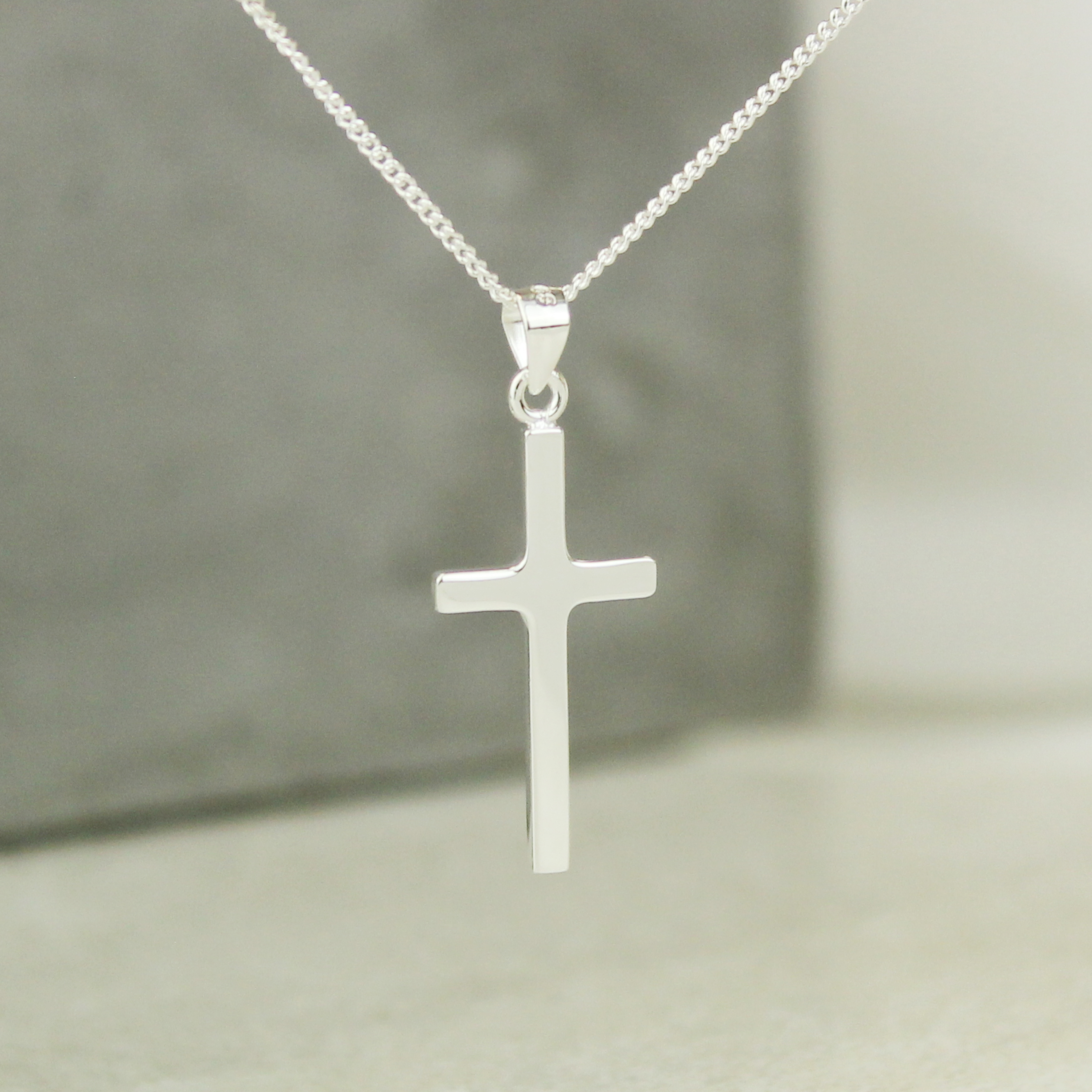 Personalised Religious Sentiment Cross Necklace & Box
