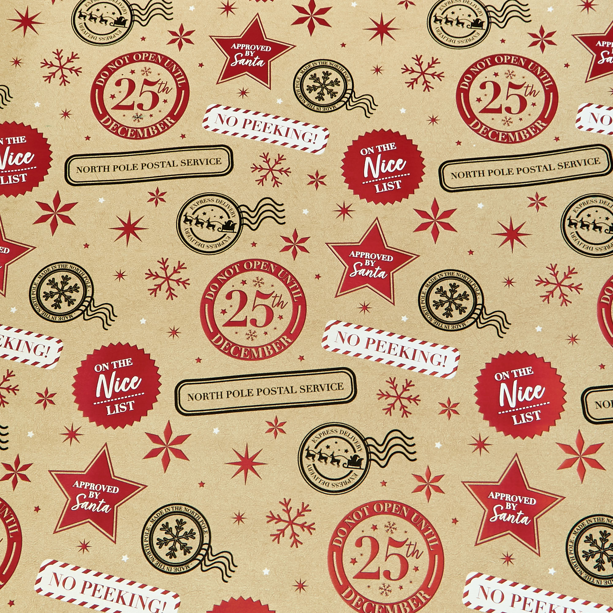 25th December Wrapping Paper - 3 Rolls