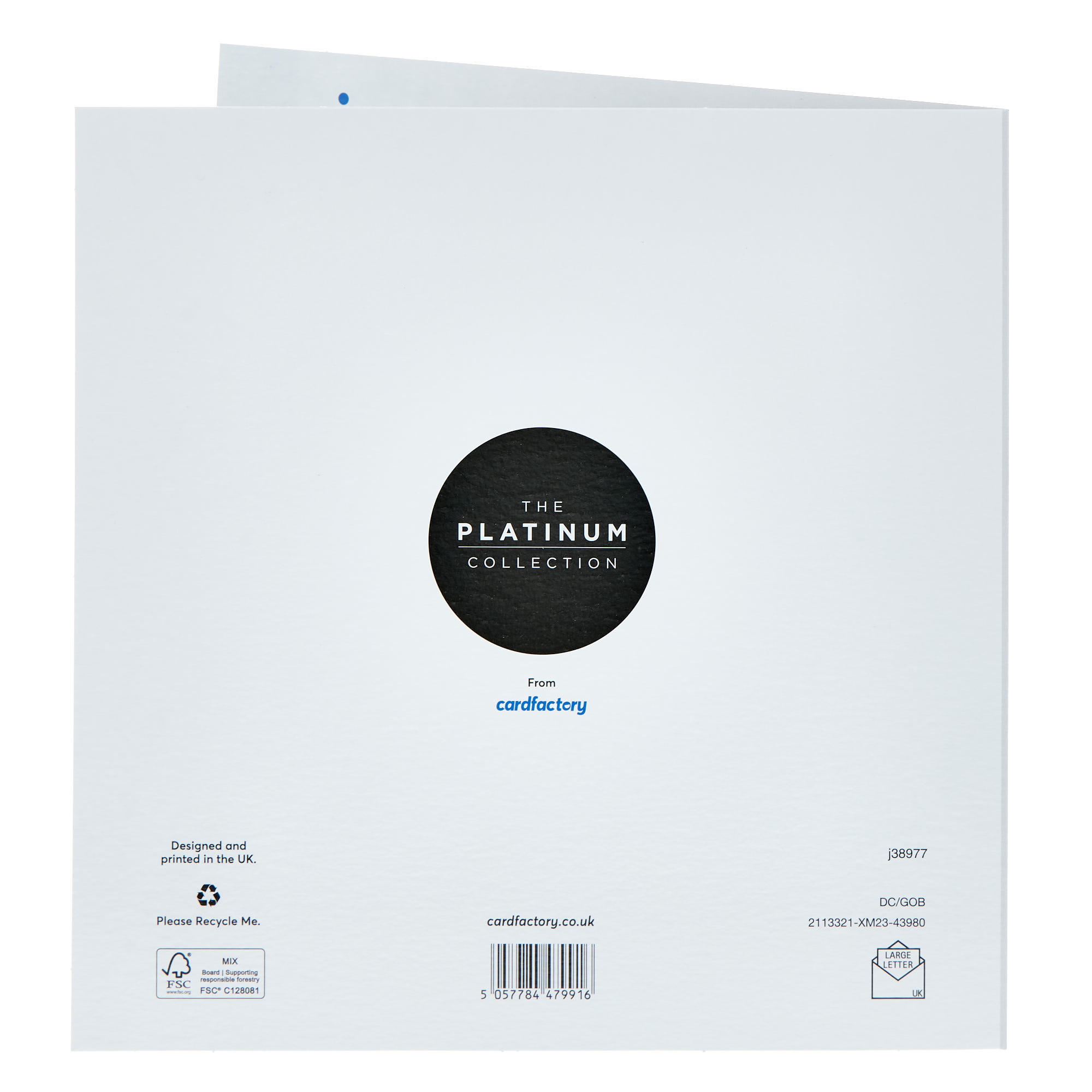 Platinum Son Polka-Dot Present Christmas Card