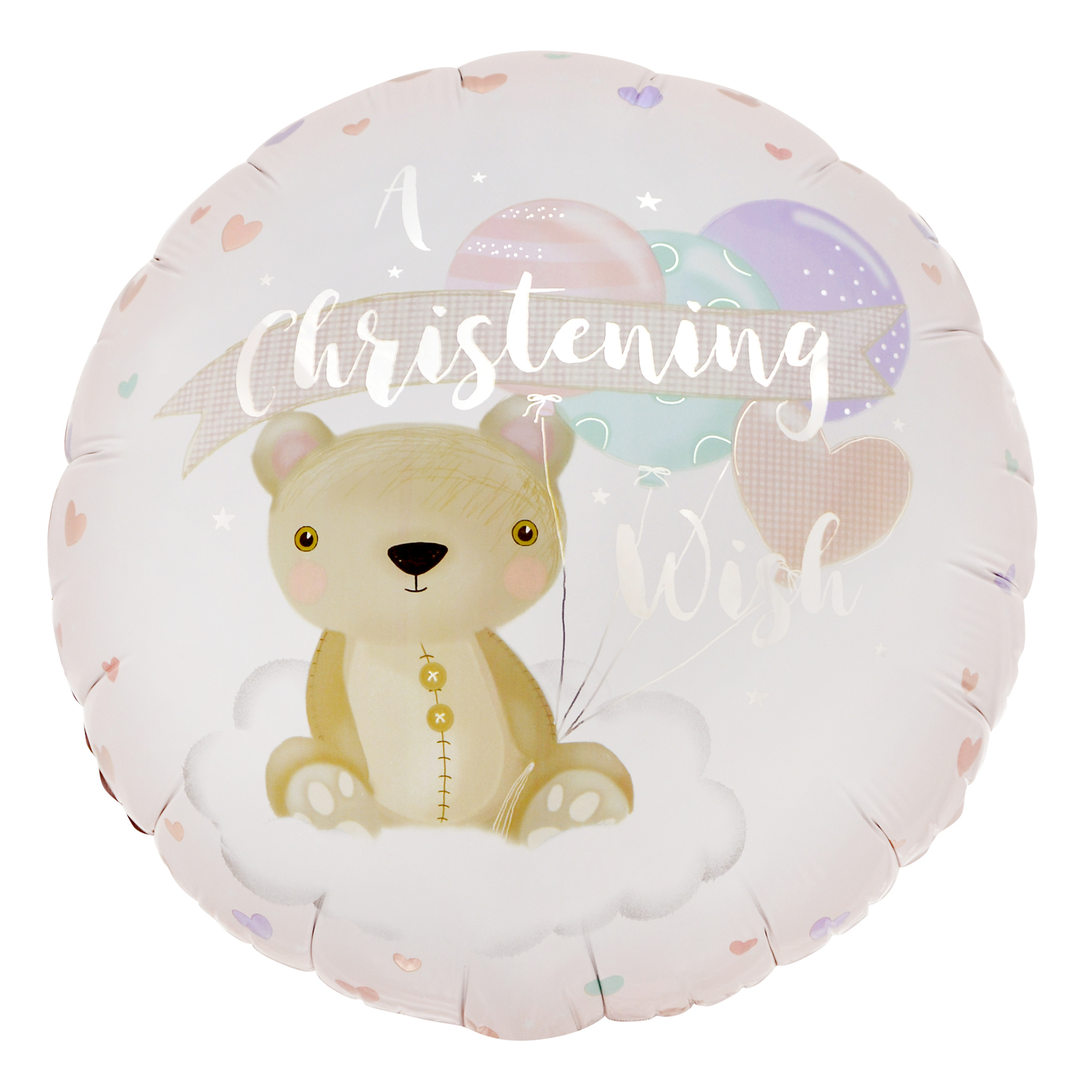 A Christening Wish 18-Inch Foil Helium Balloon