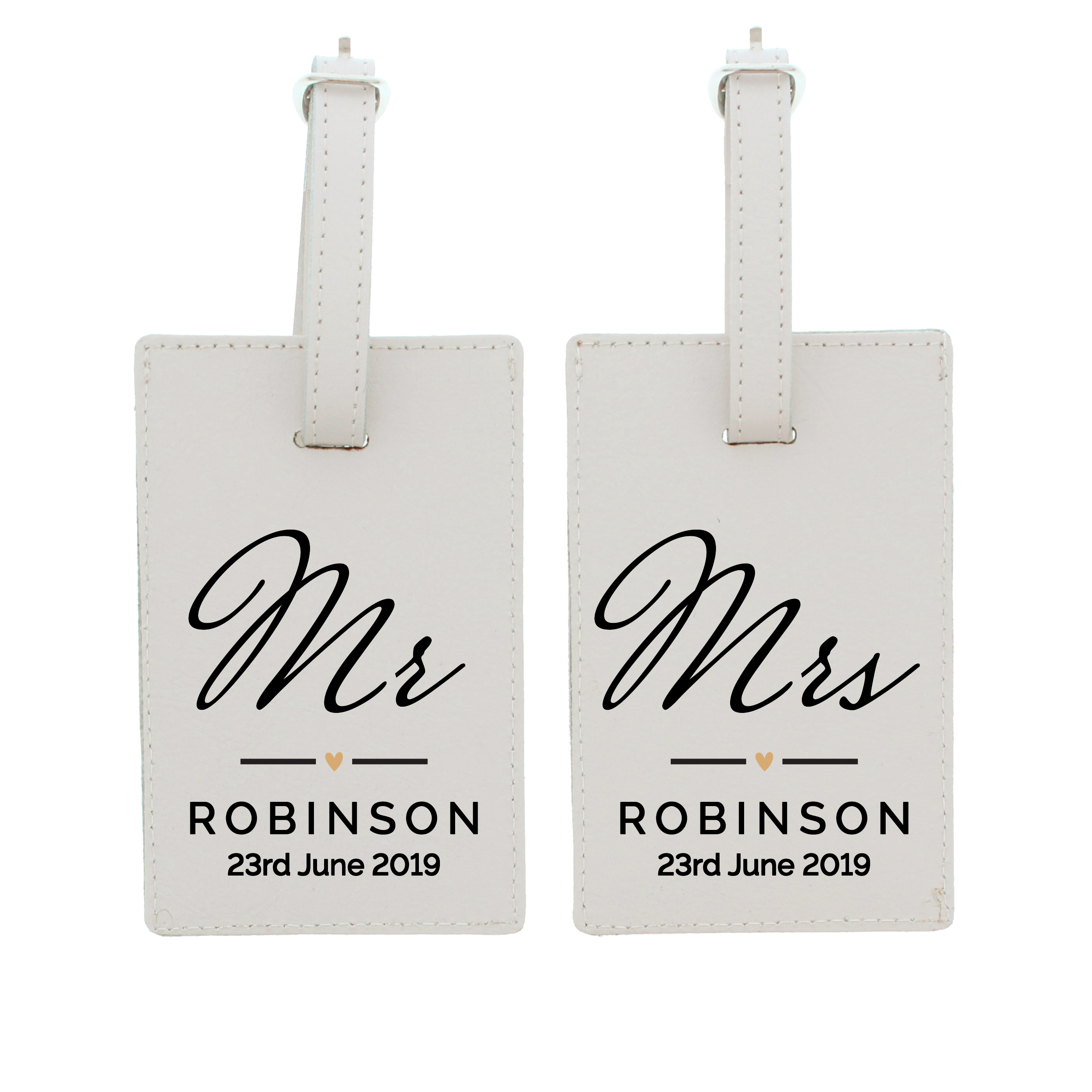 Buy Personalised Wedding Luggage Tags for GBP 19.99 Card Factory UK