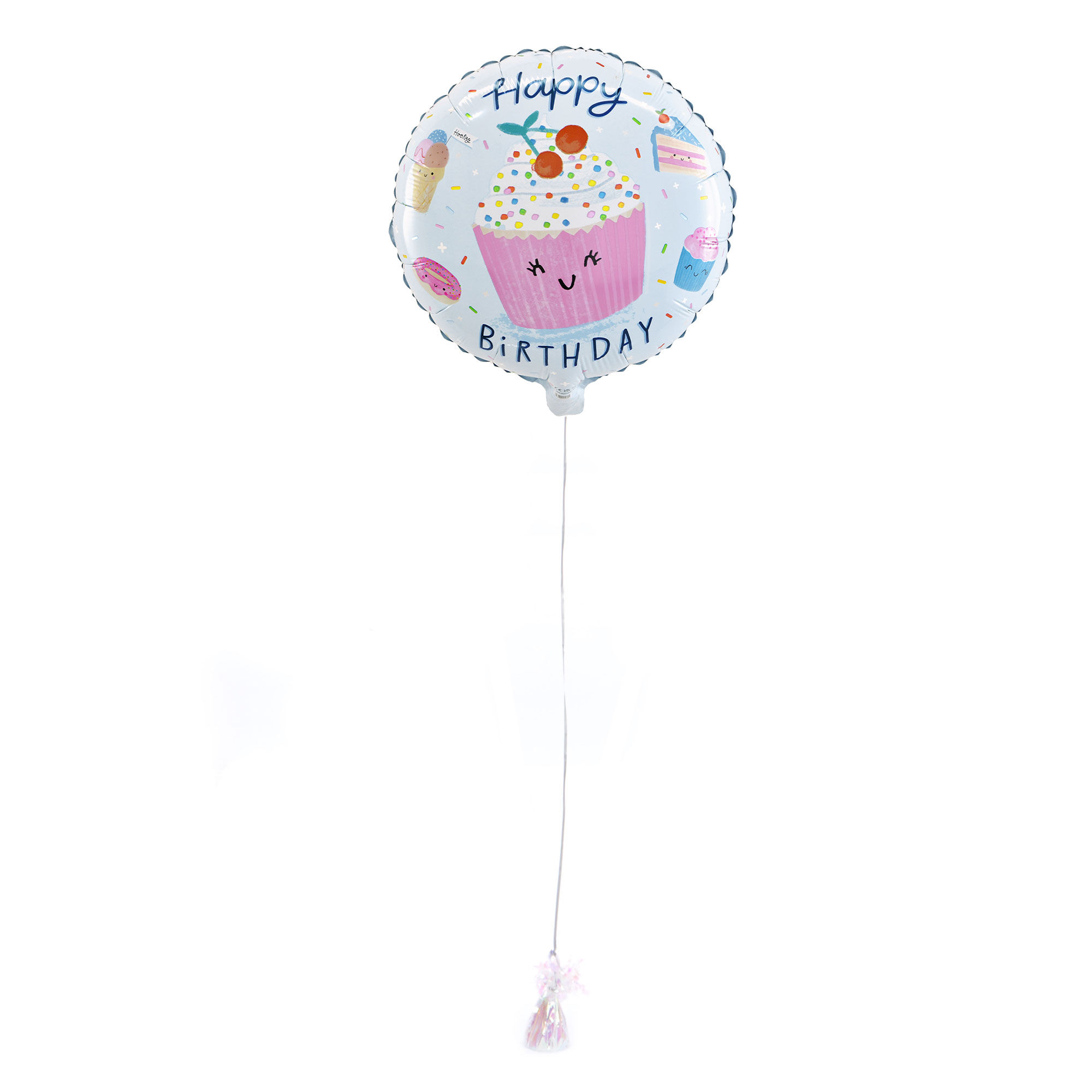 Birthday Cupcake Balloon & Lindt Chocolates - FREE GIFT CARD!