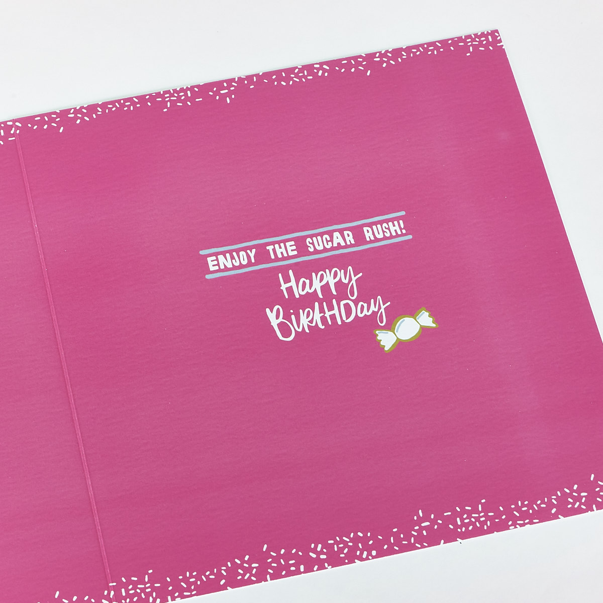 Platinum Collection Birthday Card - Hot Pink Cupcake