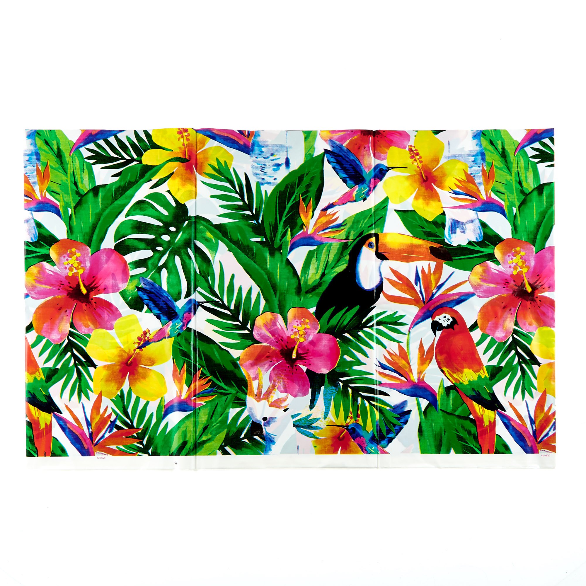 Palm Tropical Luau Party Tableware Bundle - 8 Guests