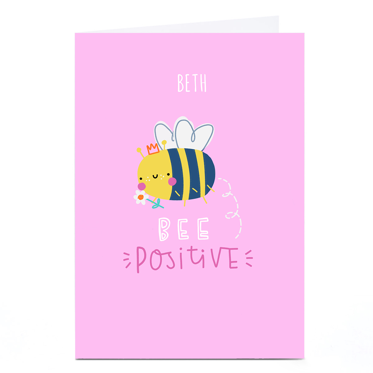 Personalised Jess Moorhouse Card - Bee Positive