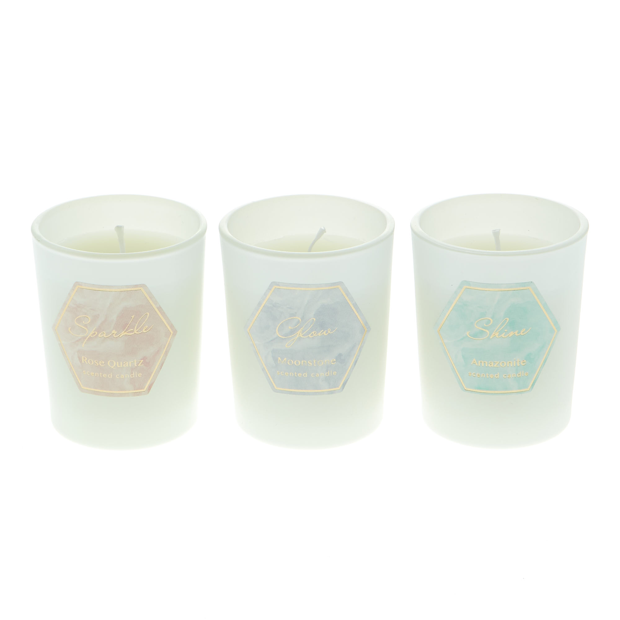 Glamour & Gleam Scented Votive Candles - Set Of 3