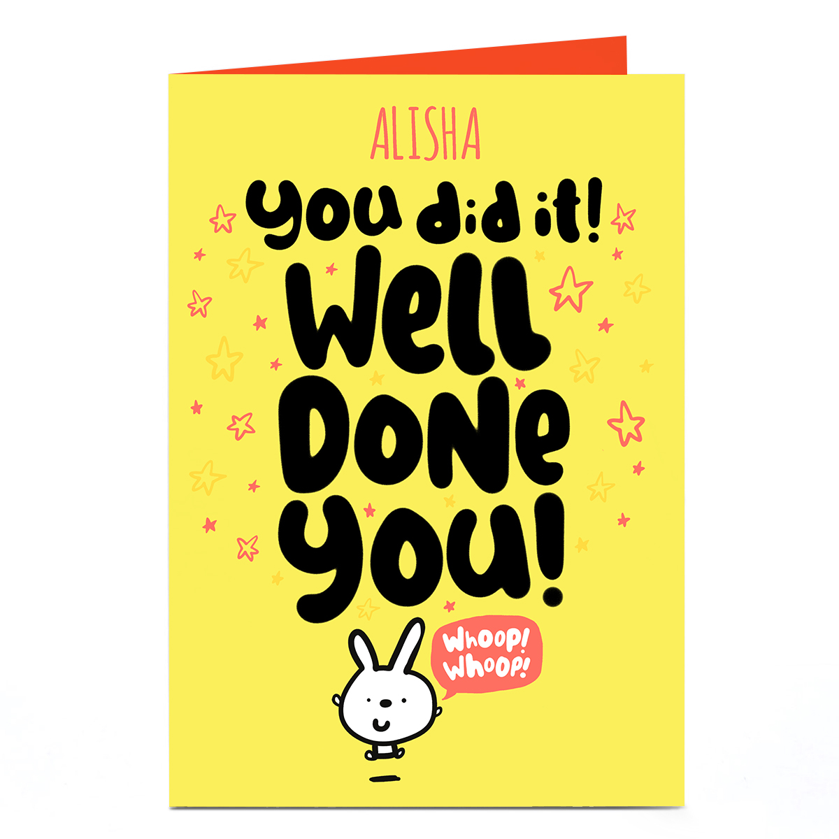 Personalised Fruitloops Well Done Card - Well Done You!