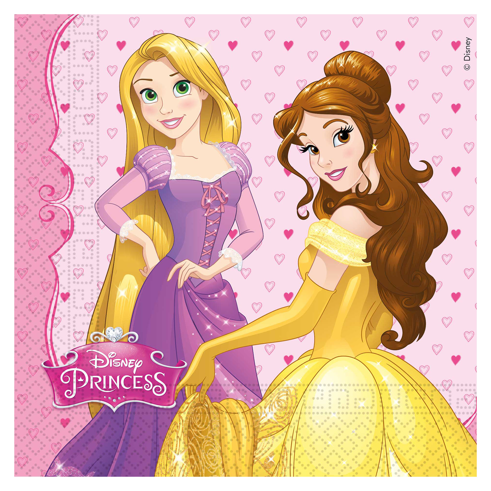 Disney Princess Party Tableware Bundle - 16 Guests