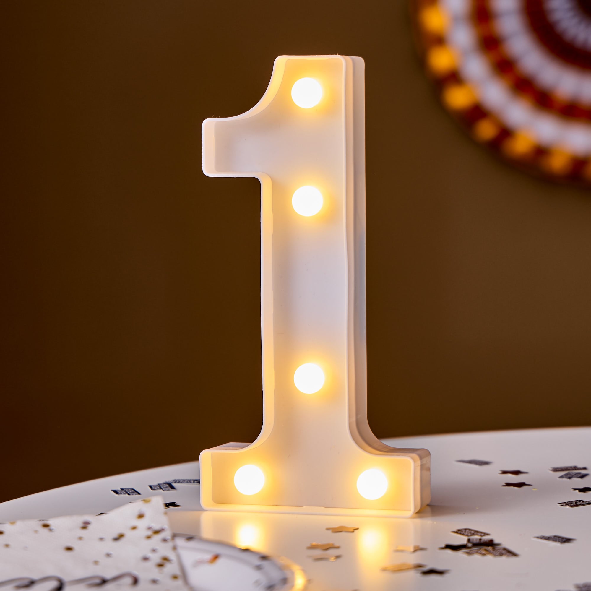 LED Number 1 Light