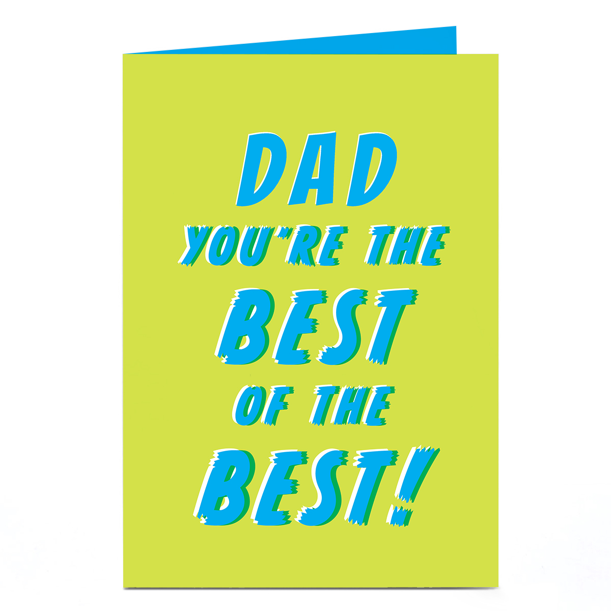Personalised Father's Day Card - The Best Of The Best, Dad