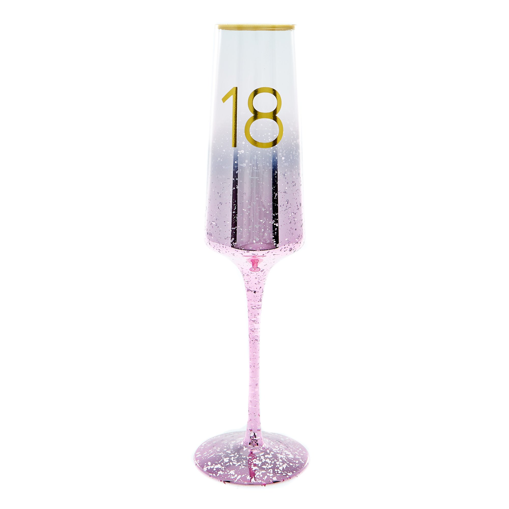 18th Birthday Champagne Flute - Happy Birthday To You