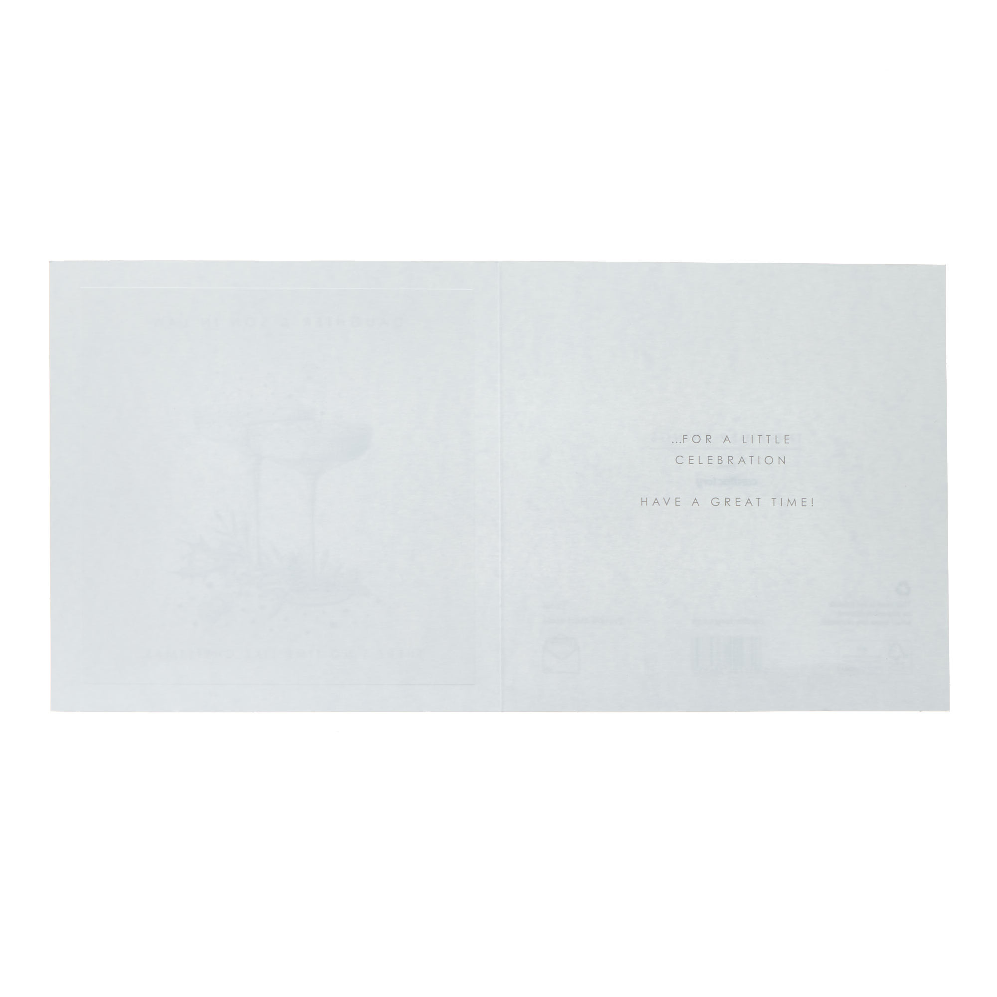 Daughter & Son in Law Flutes Christmas Card