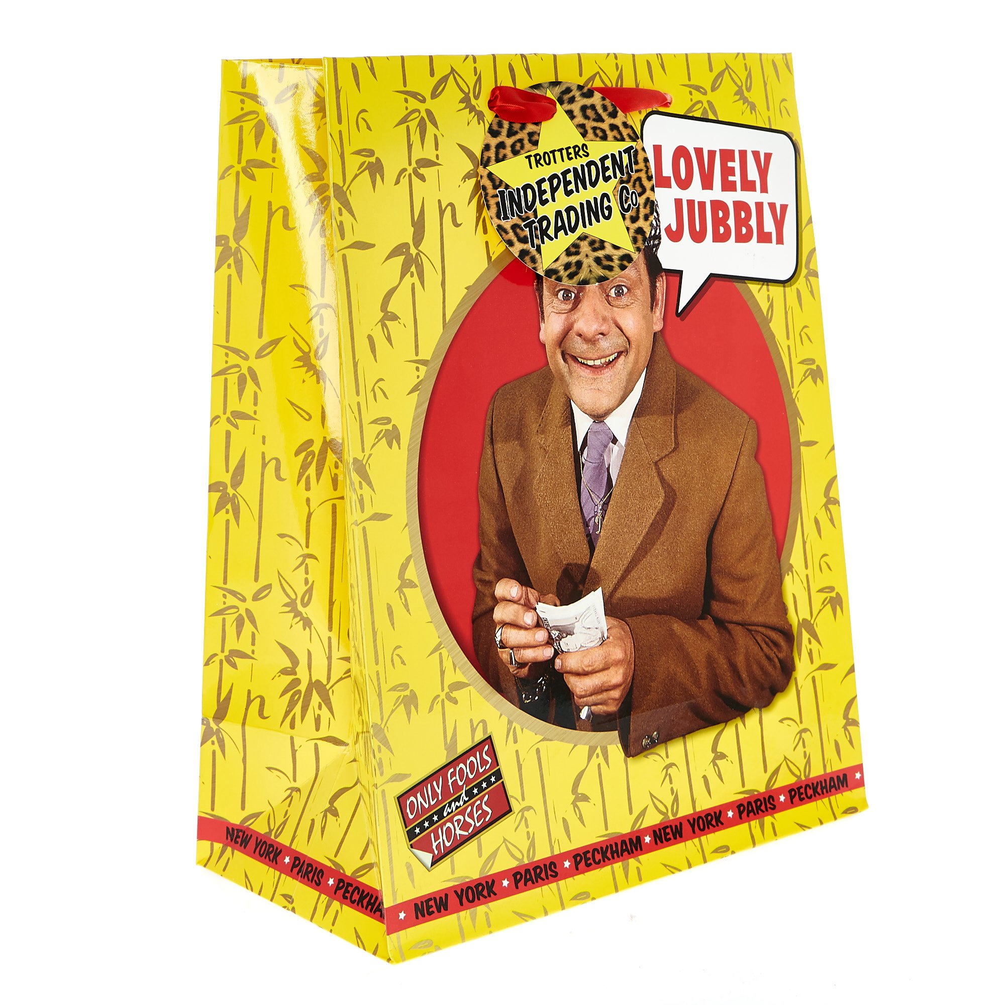 Large Portrait Only Fools & Horses Gift Bag - Lovely Jubbly