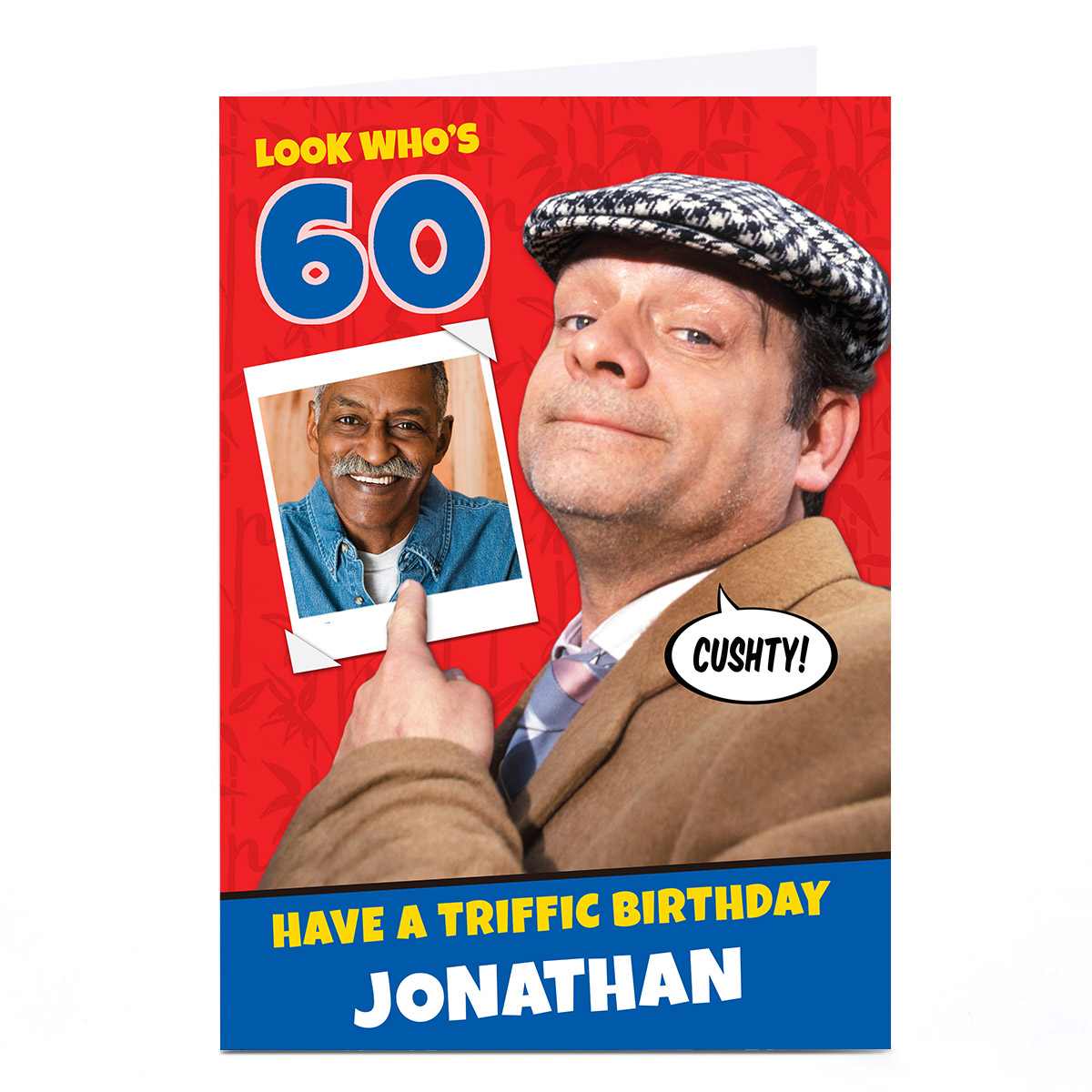 Only Fools & Horses Photo Card - Triffic Birthday