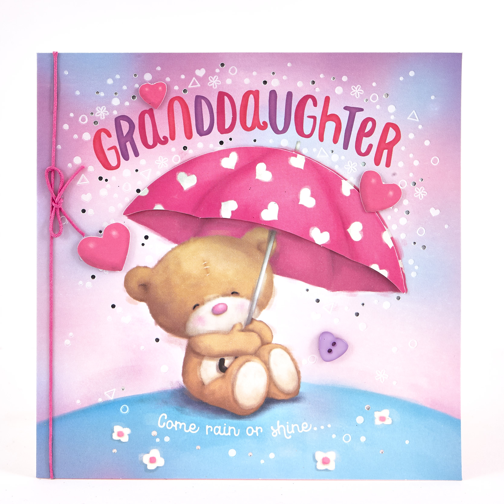Boutique Collection Birthday Card - Granddaughter Bear
