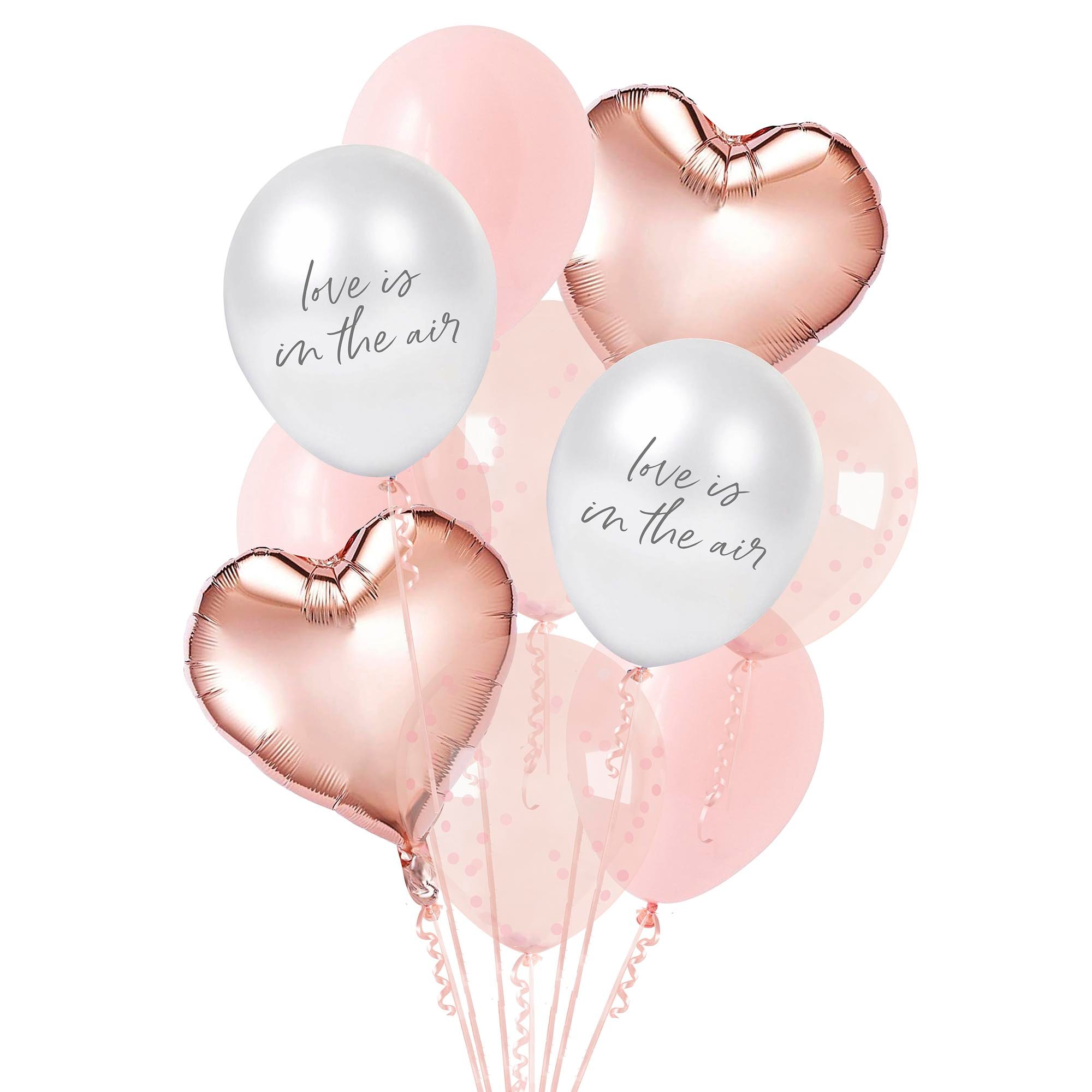 Valentine Latex & Foil Balloon Bundle - Pack of 12