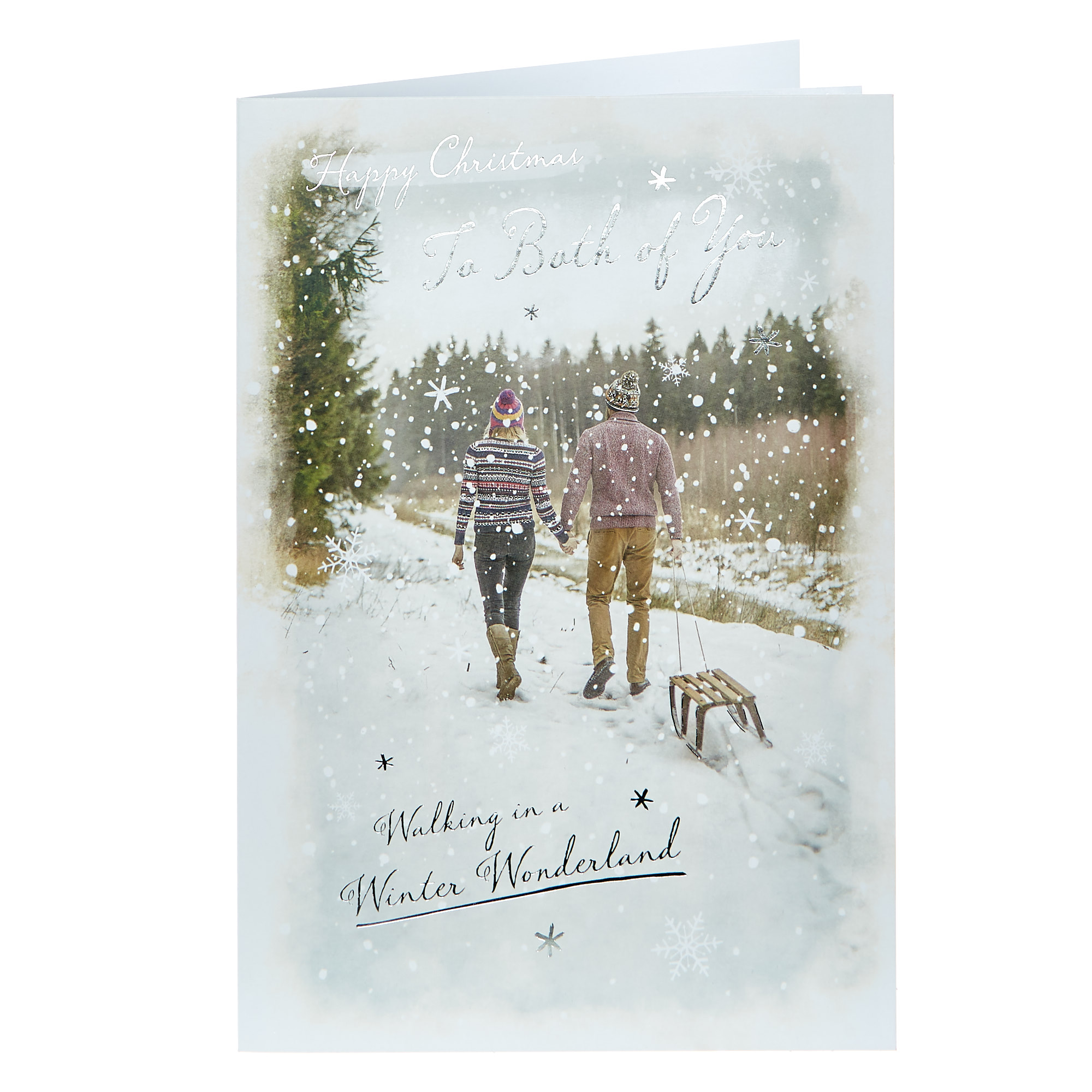 Christmas Card - To Both Of You, Walking In The Snow