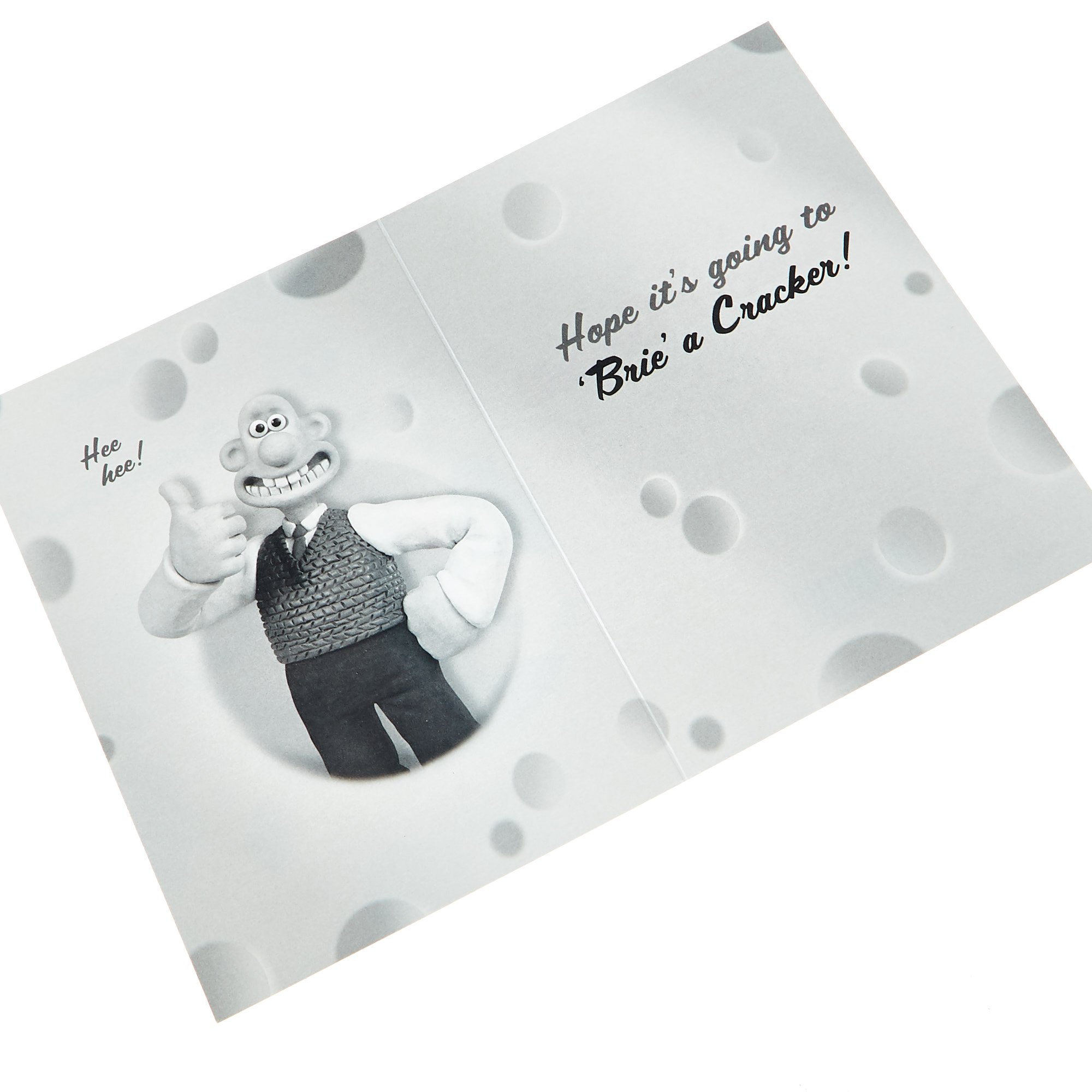 Wallace & Gromit Birthday Card - Cheesy
