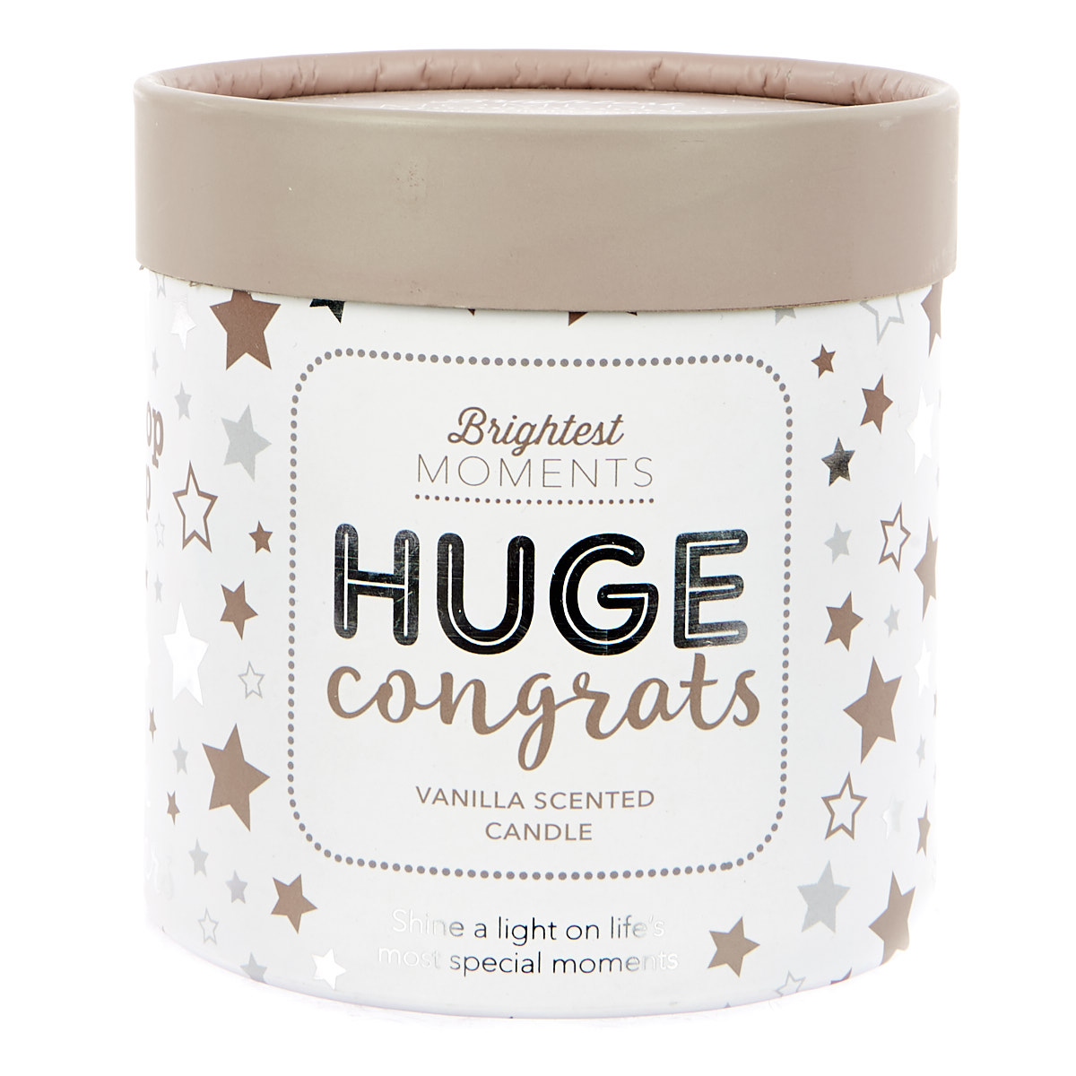 Brightest Moments Vanilla Scented Celebration Candle - Huge Congrats