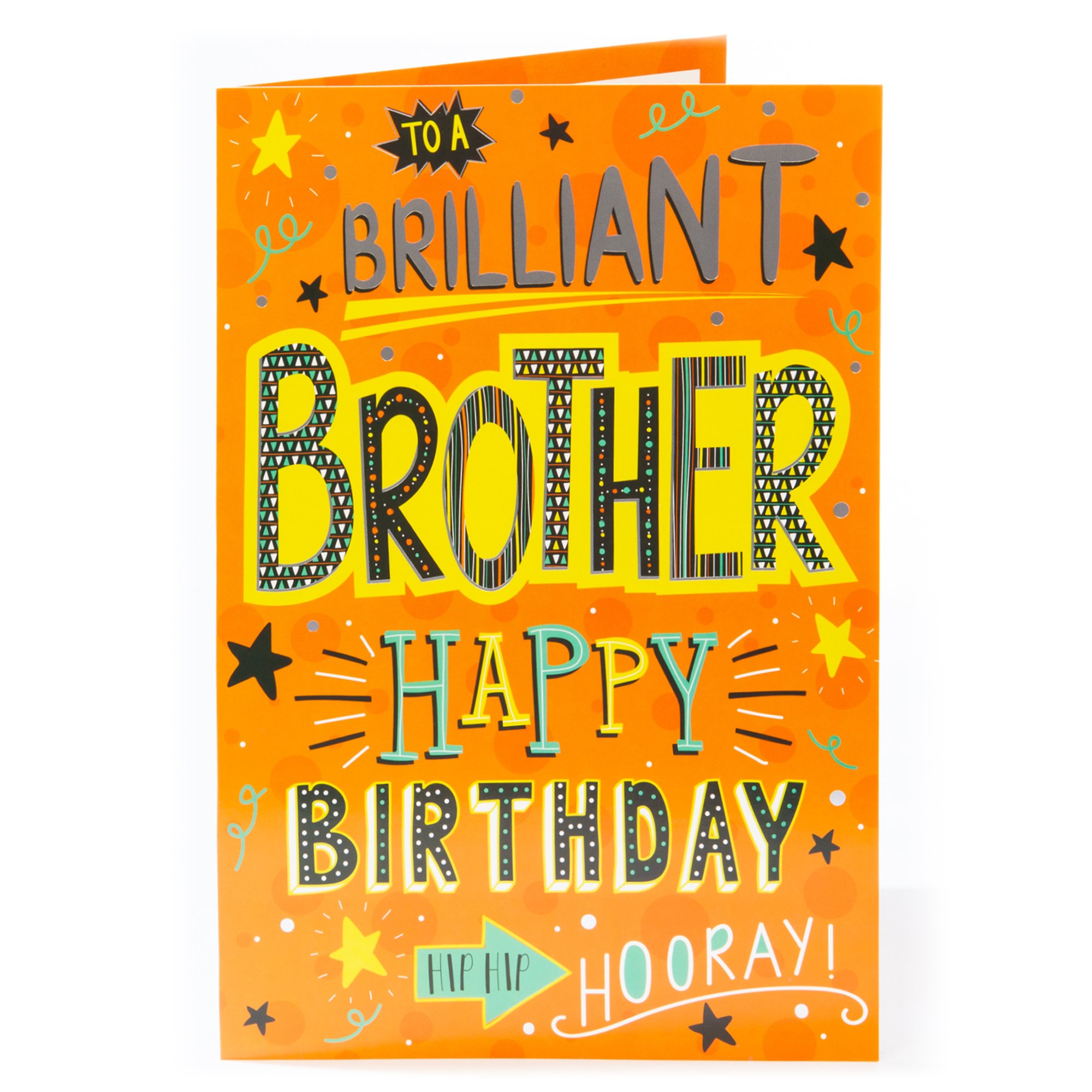 Giant Birthday Card - Brilliant Brother