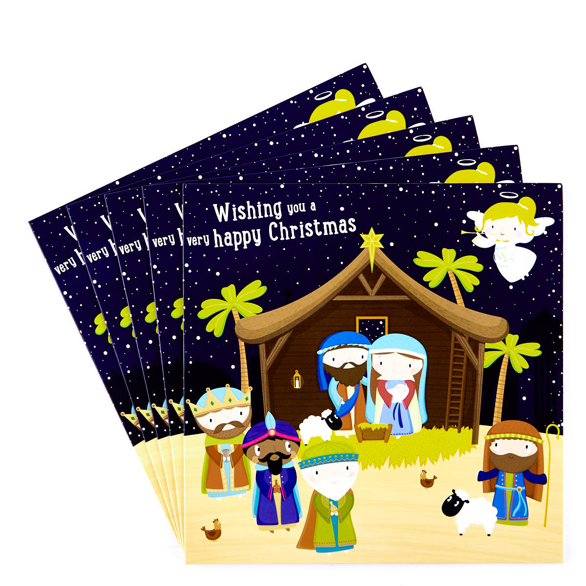 Charity Christmas Cards - Christmas Story Pack Of 10