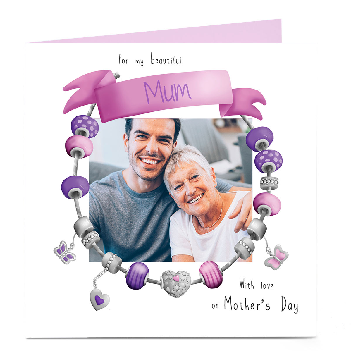 Photo Mother's Day Card - Charm Bracelet