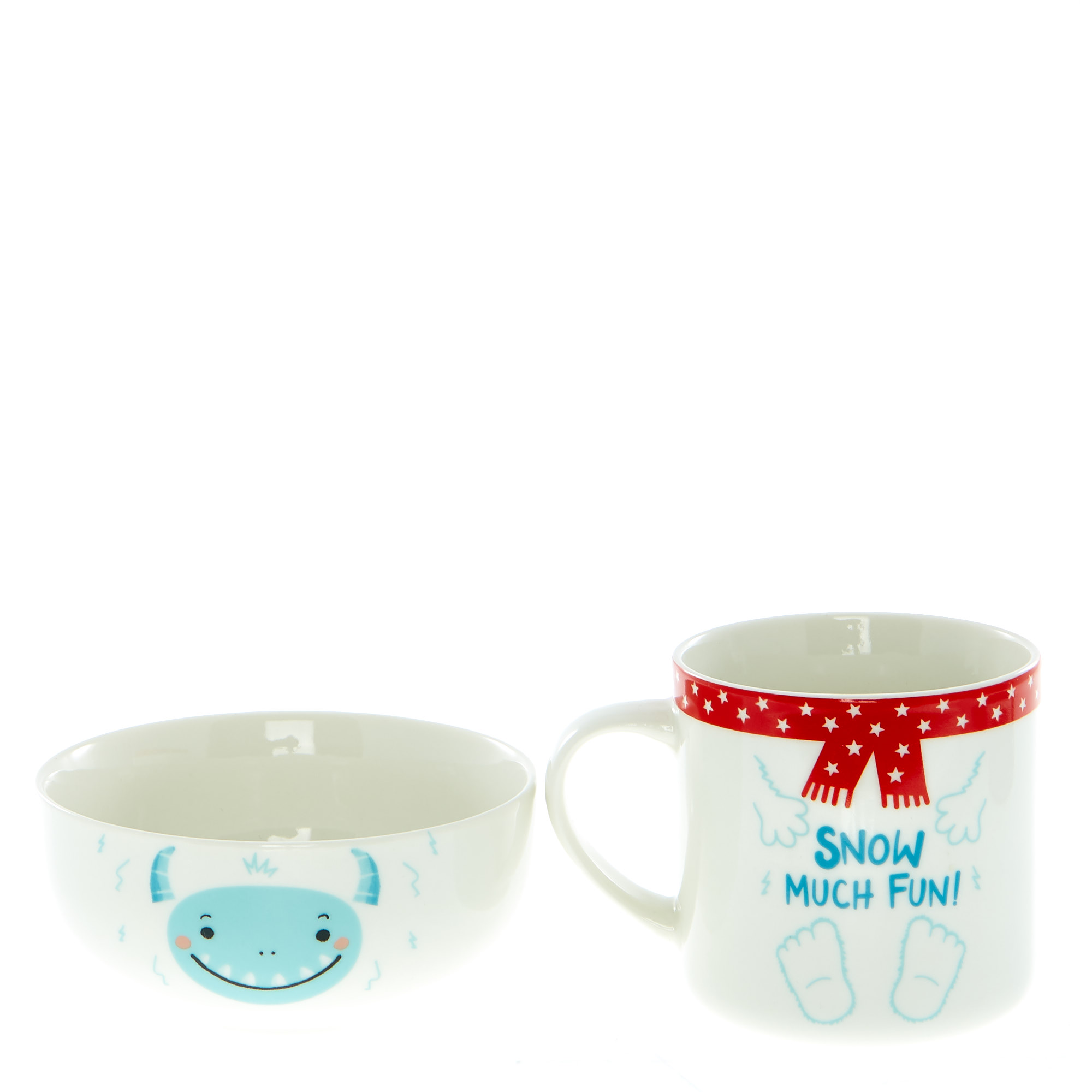 Snowball The Yeti Mug & Bowl Set