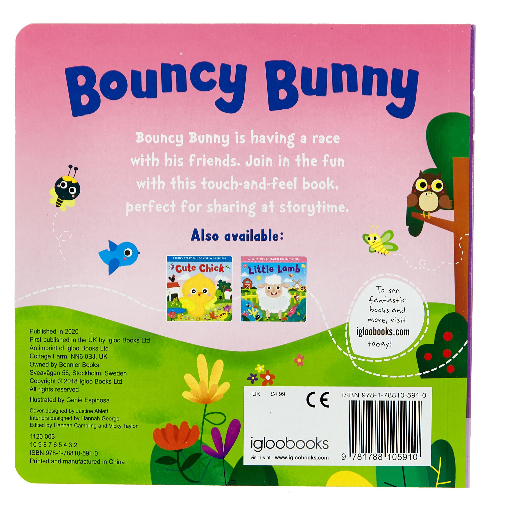 Bouncy Bunny Touch & Feel Storybook
