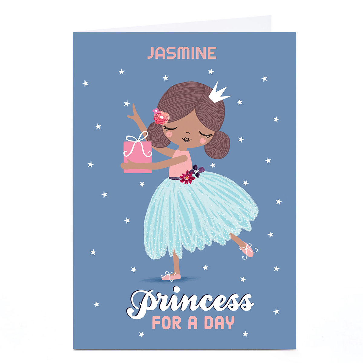 Personalised Fairytale Birthday Card - Princess for a Day