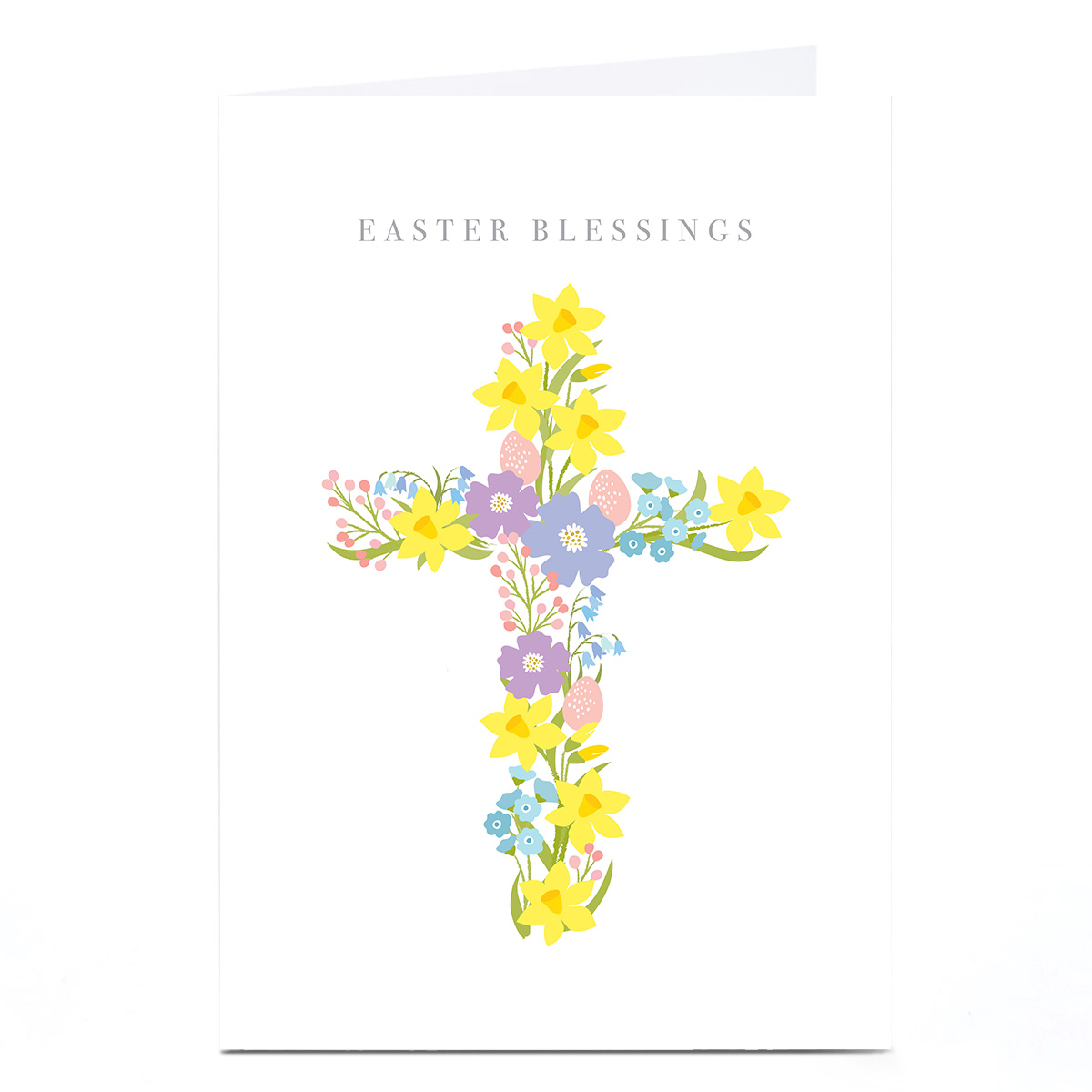 Personalised Klara Hawkins Easter Card - Blessings