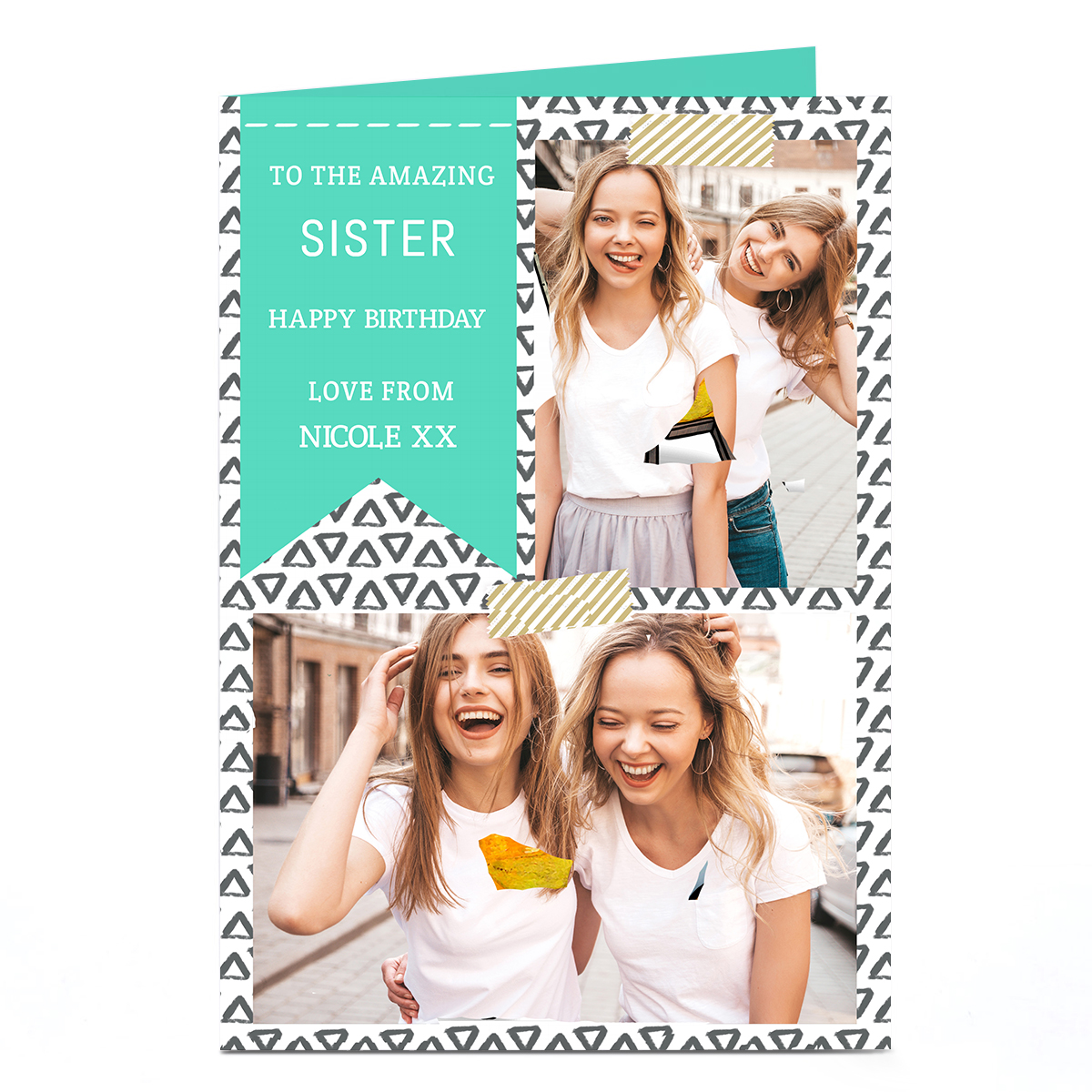 Photo Birthday Card - Sister To My Amazing...