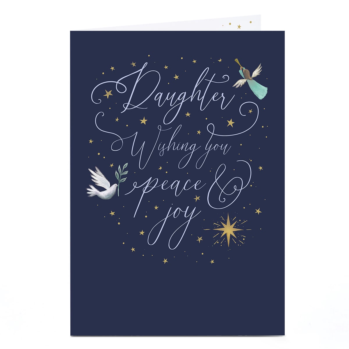 Christmas Card - Daughter Wishing You Peace And Joy