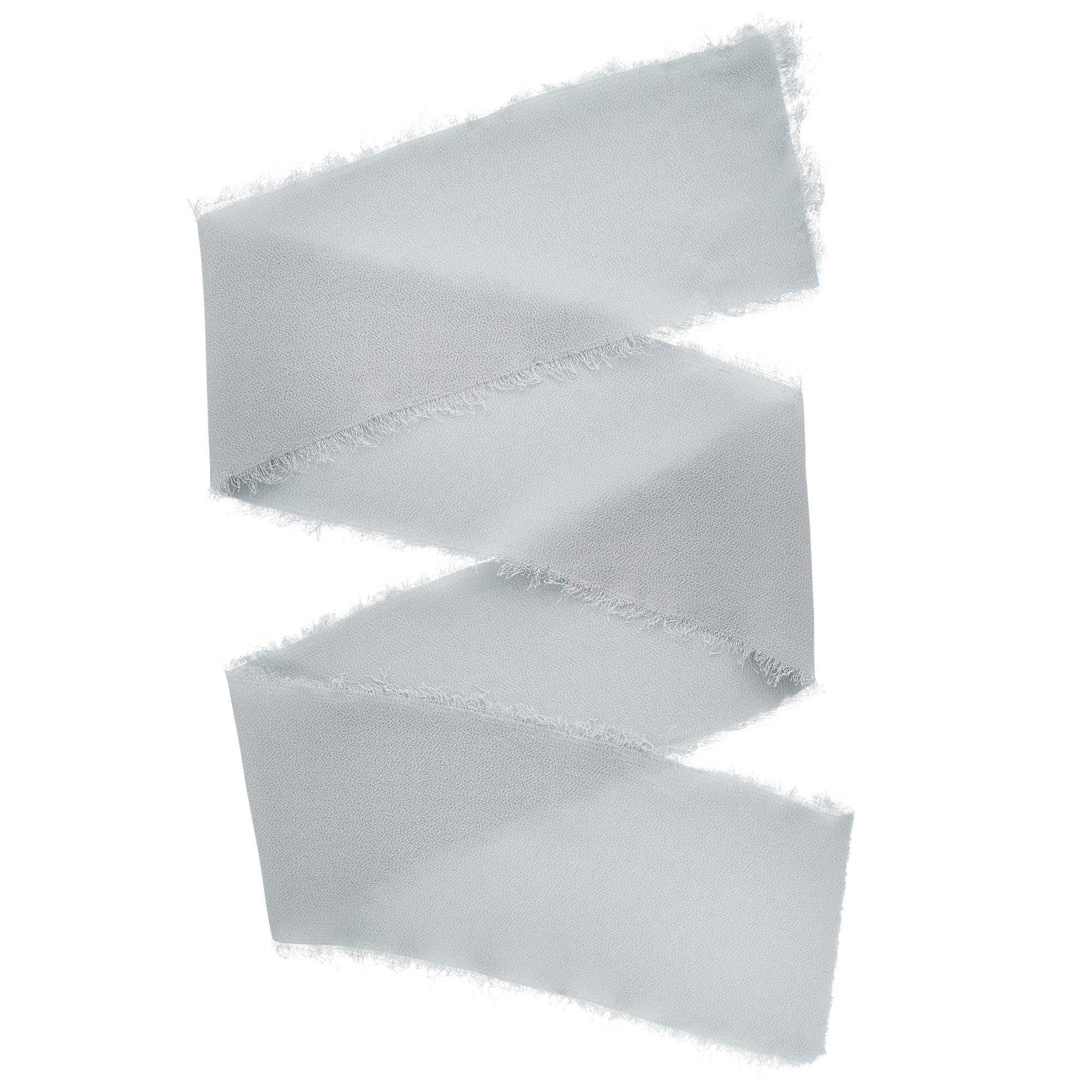 Grey Chiffon Ribbon 5m 