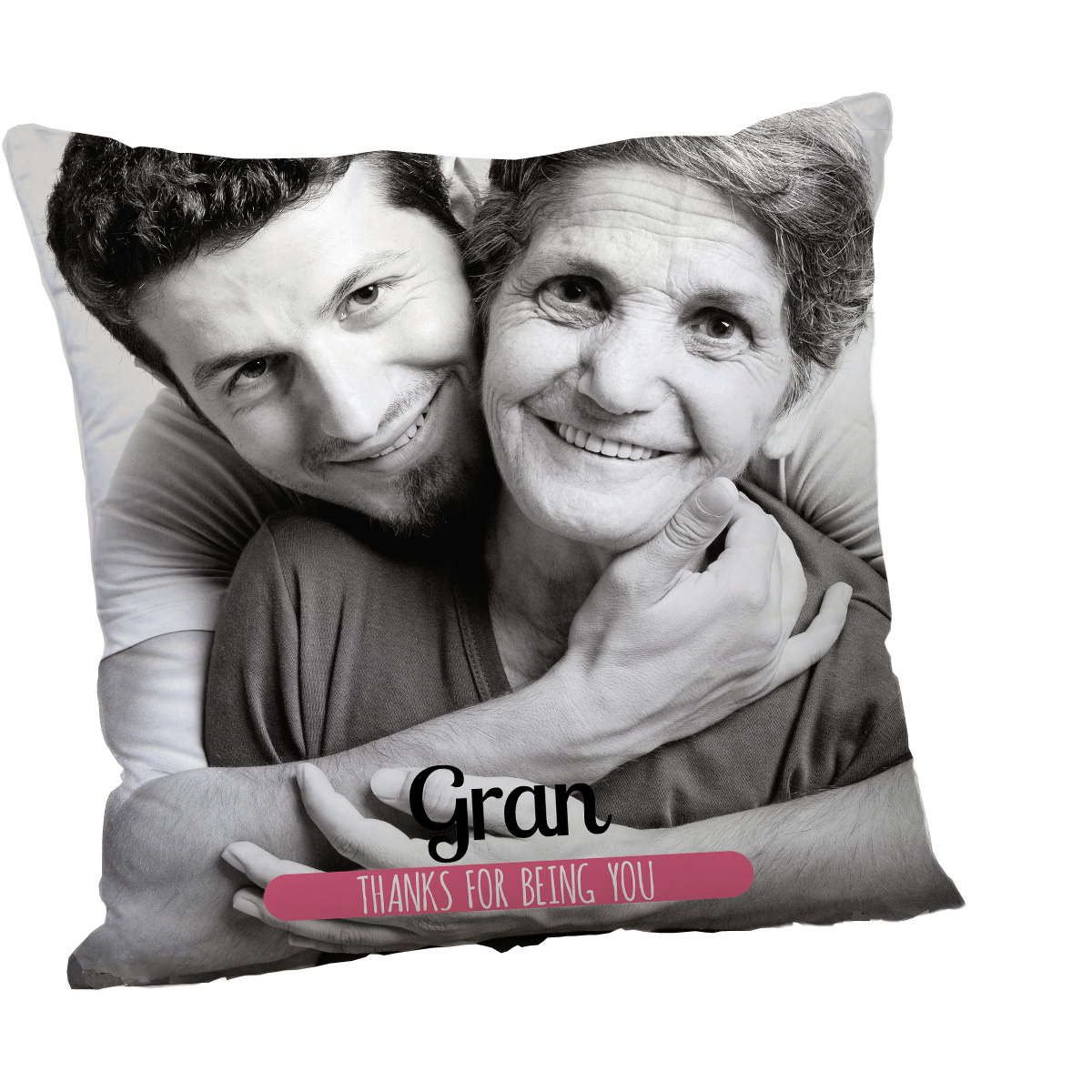 Personalised Photo Cushion - Photo & Messages