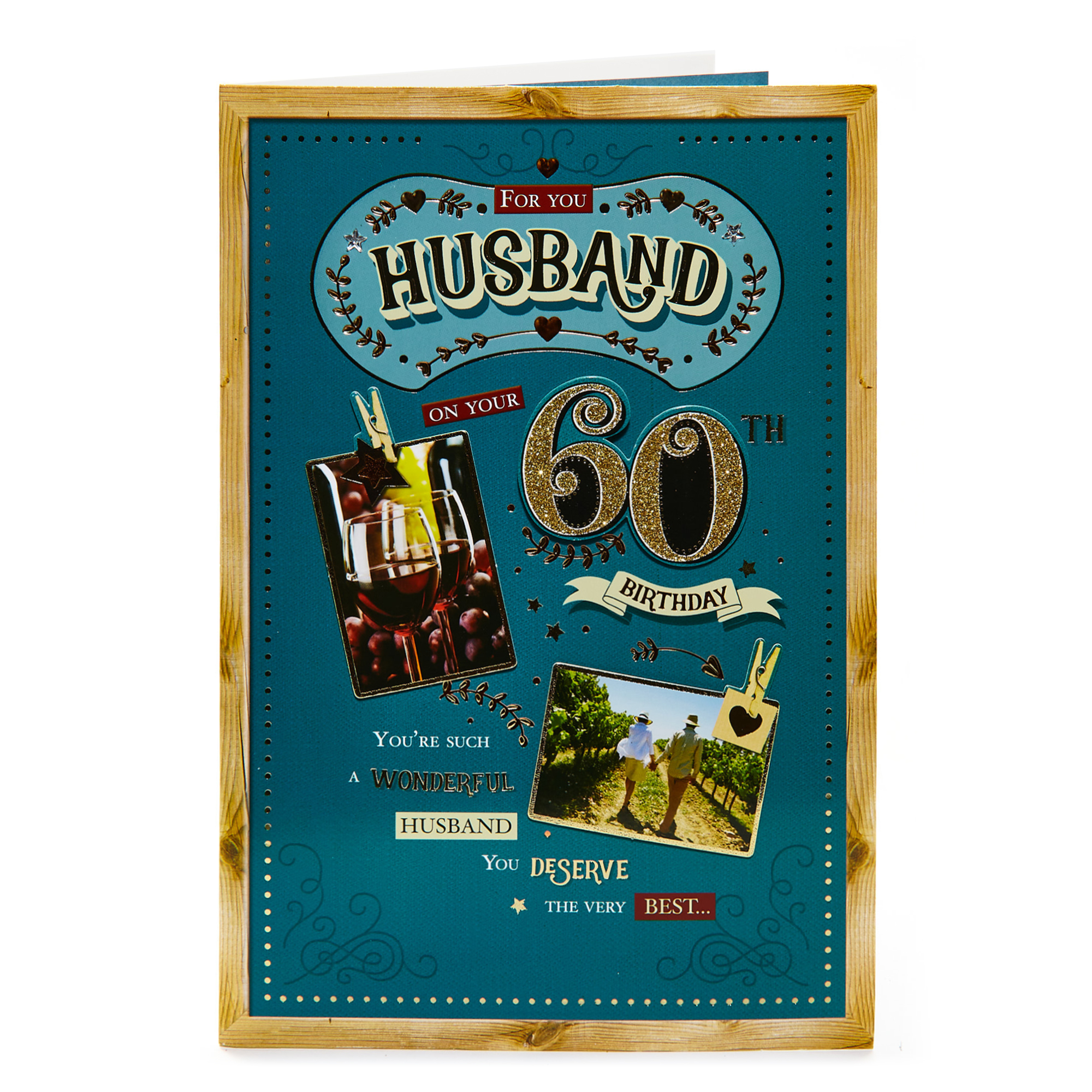 60th Birthday Card - For You Husband