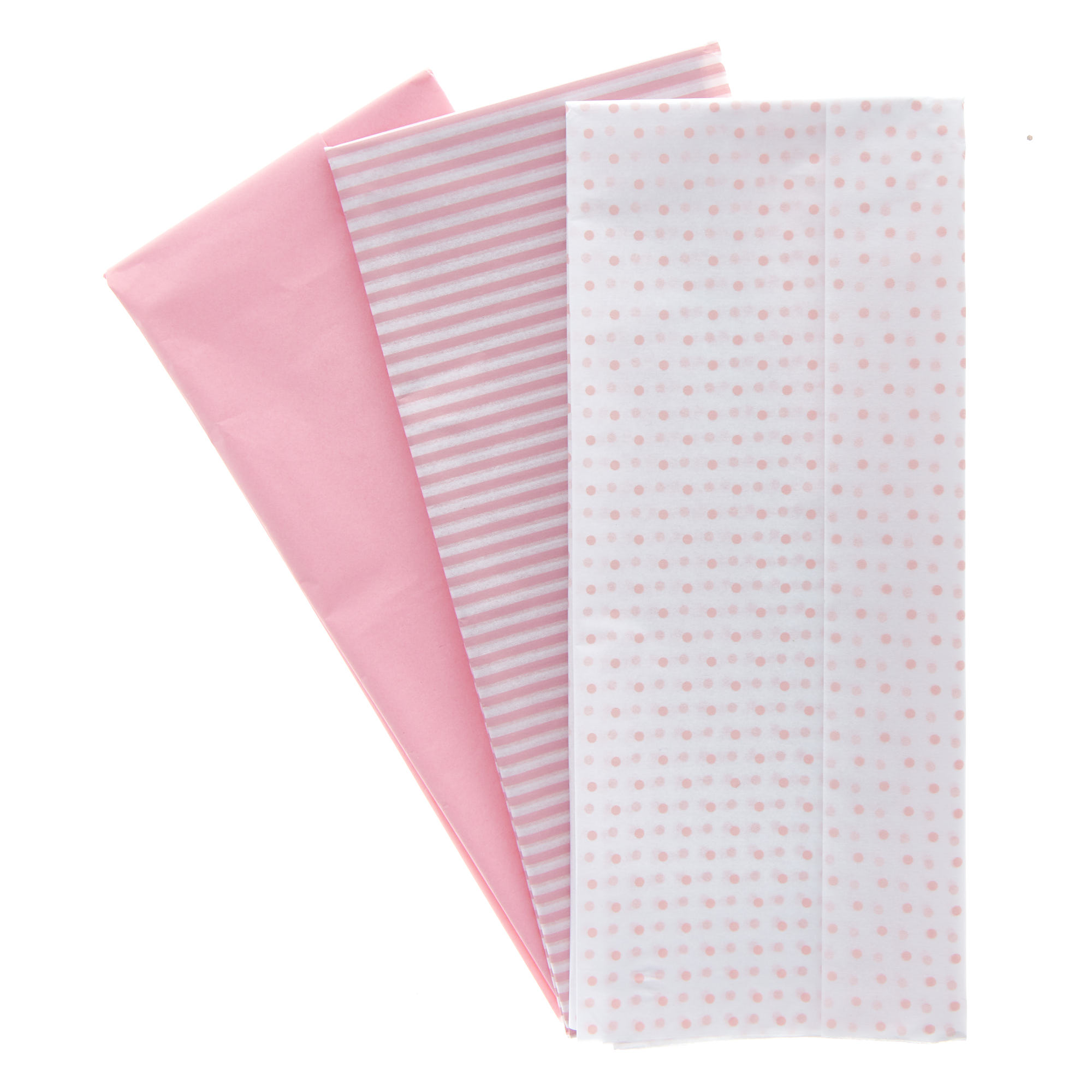 Buy Baby Pink Patterned Tissue Paper - 6 Sheets for GBP 1.99 | Card ...