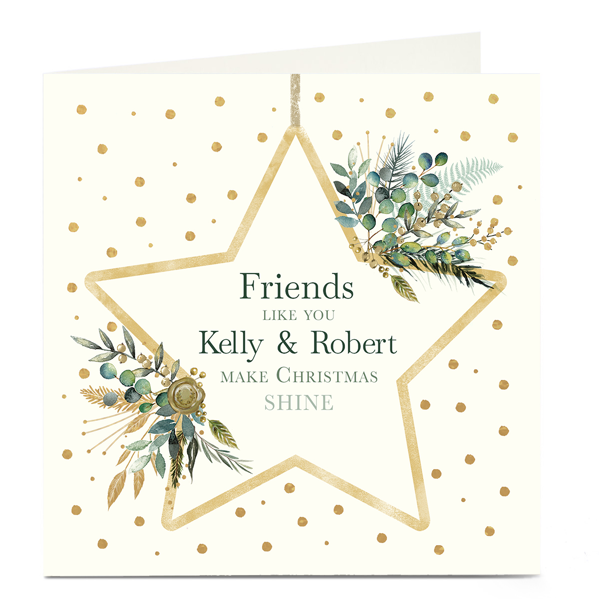 Personalised Christmas Card - Friends Like You...